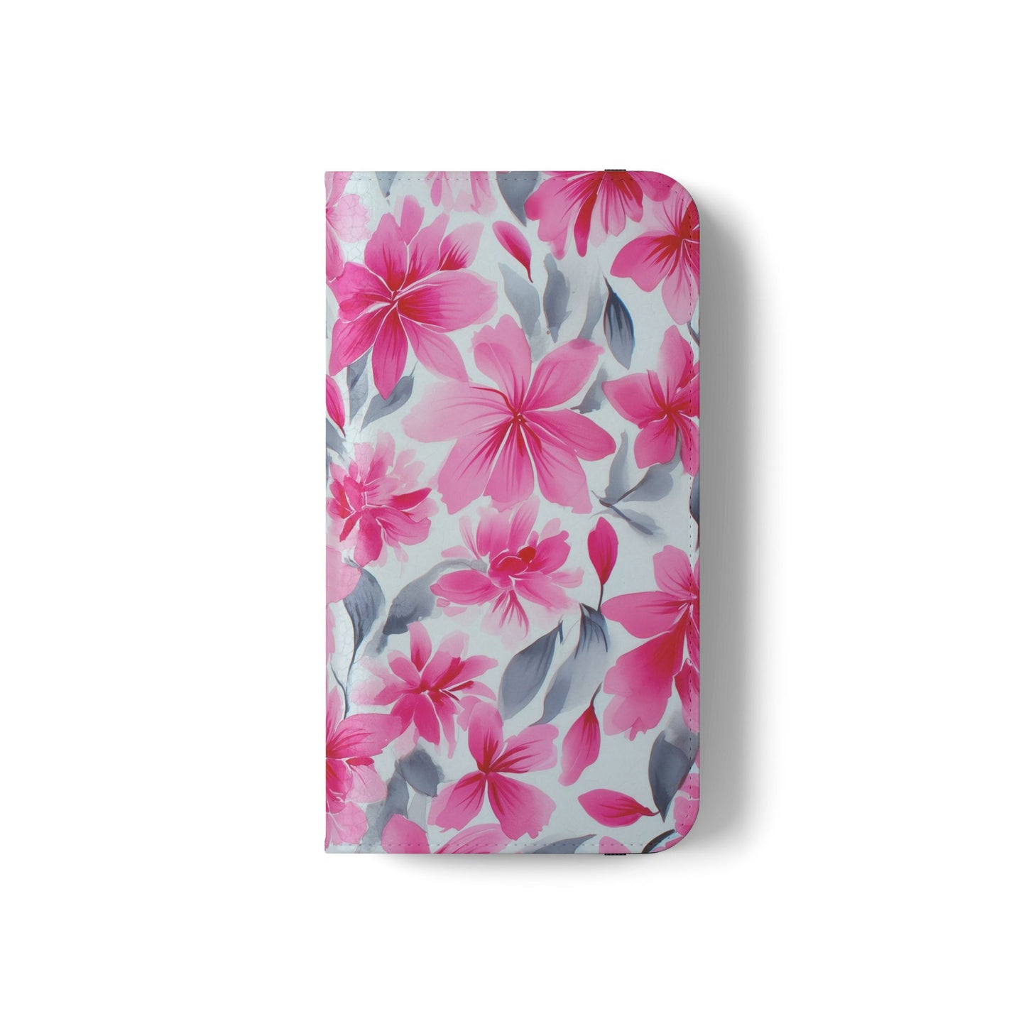 Floral Flip Phone Cases, Elegant Smartphone Covers, Spring Decor, Stylish Gift for Her, Patterned Wallet Case, Trendy Phone Protectors