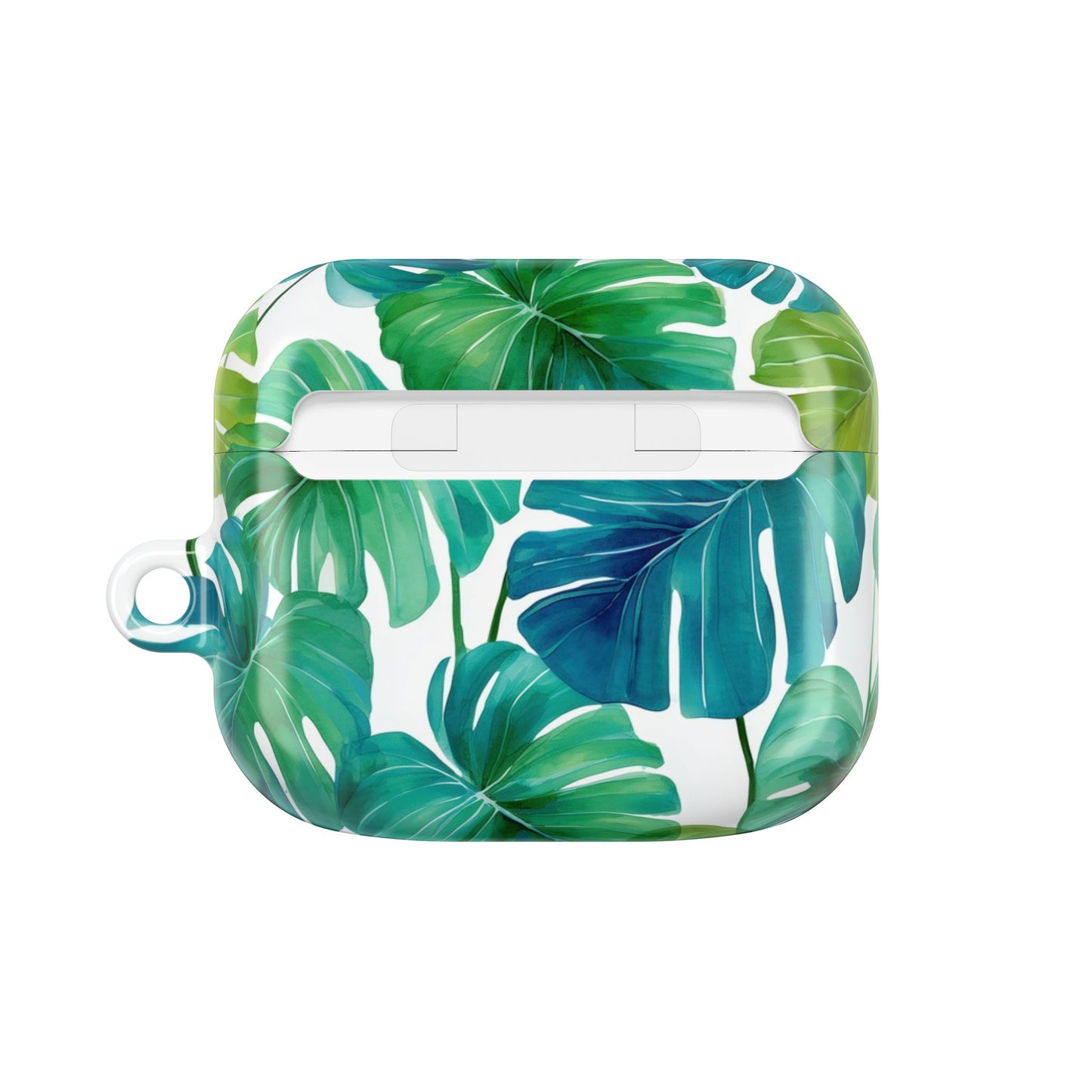 Tropical Leaf AirPod Case | Music Lover Gift, Wireless Earbud Holder, Jungle Vibe, Summer Accessory, Stylish Tech Cover