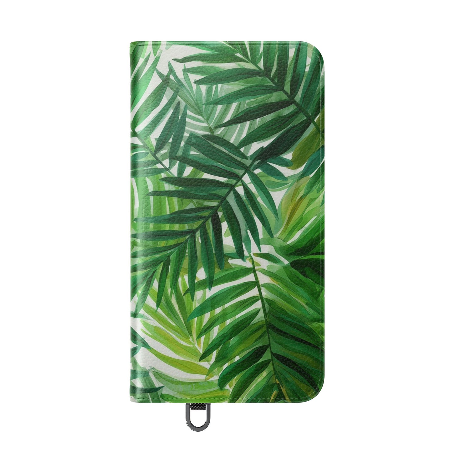 Tropical Leaf Flip Case for Phones, Eco-Friendly Phone Cover, Stylish Wallet Case, Perfect Gift for Nature Lovers, Spring/Summer Accessory