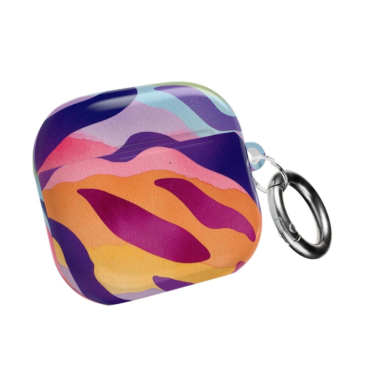 Vibrant Abstract AirPod Case, Colorful Wireless Earbud Cover, Trendy Gift for Music Lovers, Unique Tech Accessory, Perfect for Holidays