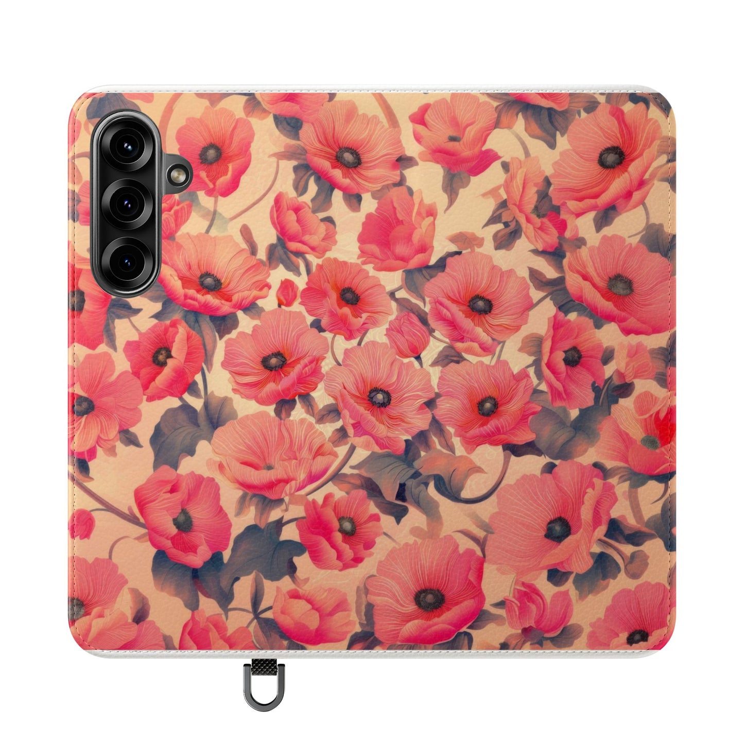 Floral Flip Phone Case - Stylish Smartphone Protector, Floral Design Case, Gift for Her, Trendy Tech Accessory, Mother's Day Gift