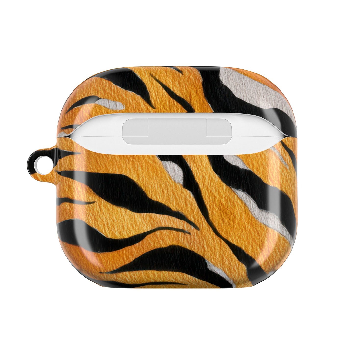 Fierce Tiger Print AirPod Case - Stylish Accessory for Music Lovers, Gift for Animal Lovers, Cute Tech Protector, Unique Earbud Cover