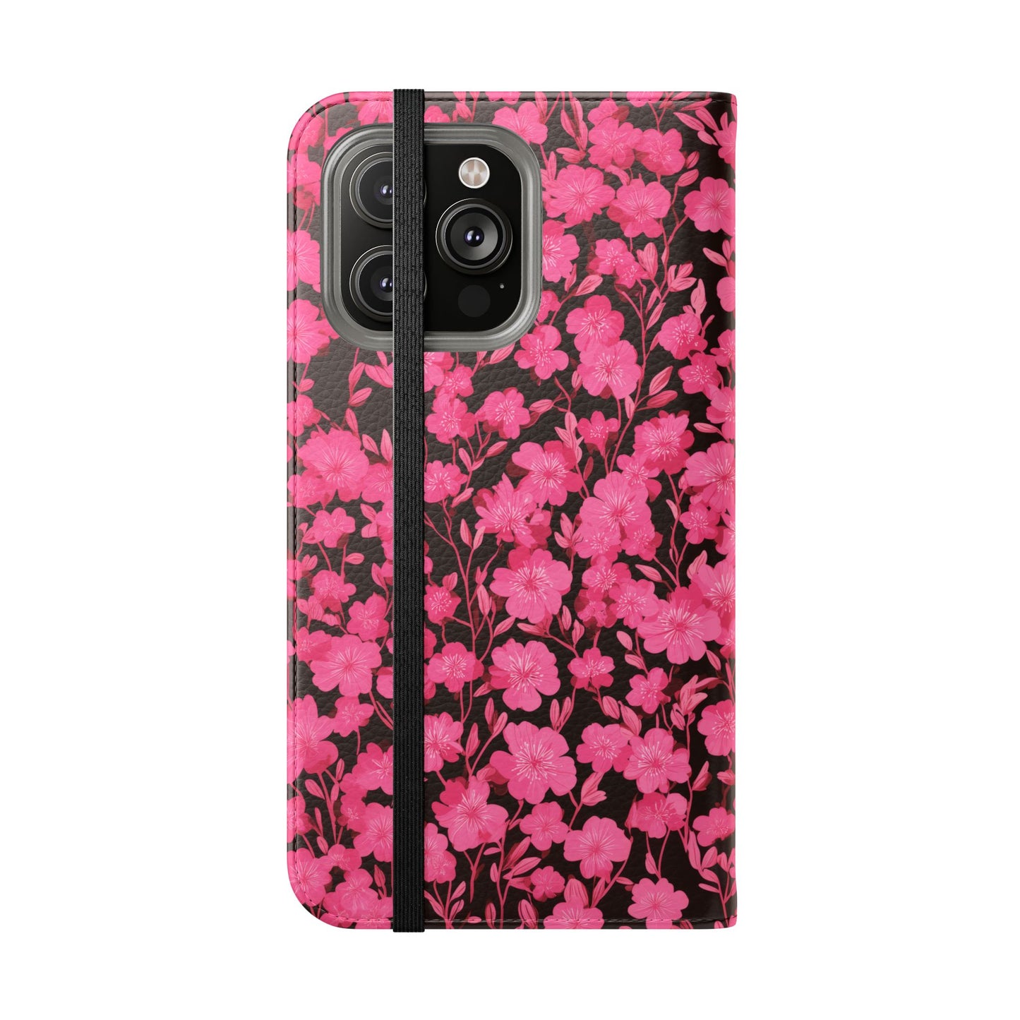 Floral Flip Cases for Phones, Cute Floral Phone Wallet, Gift for Her, Trendy Phone Accessories, Mother's Day Gift, Phone Protection