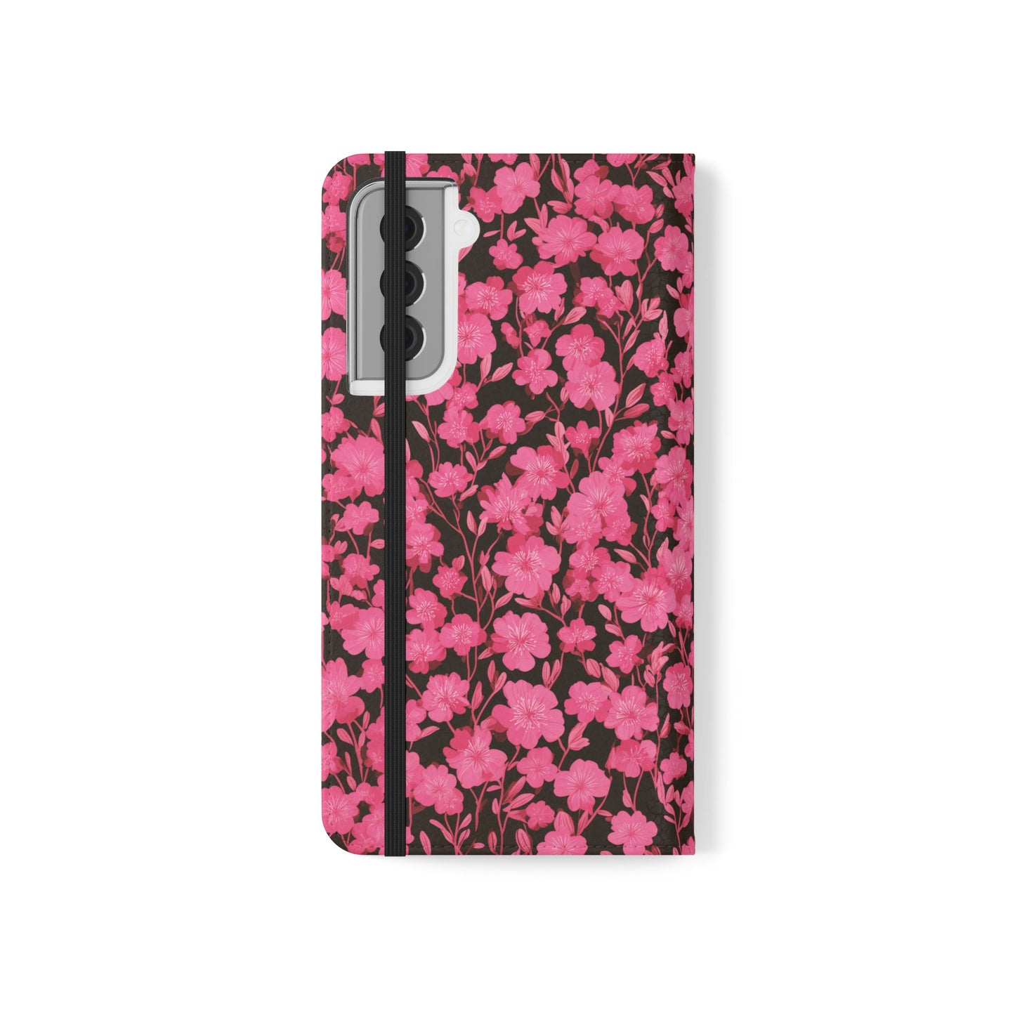 Floral Flip Cases for Phones, Cute Floral Phone Wallet, Gift for Her, Trendy Phone Accessories, Mother's Day Gift, Phone Protection