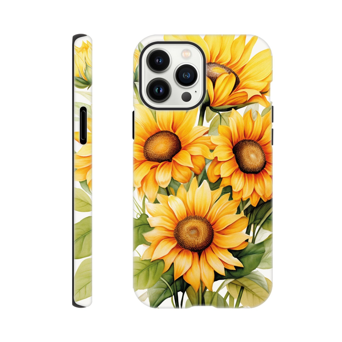 Watercolour sunflowers - Phone case sturdy