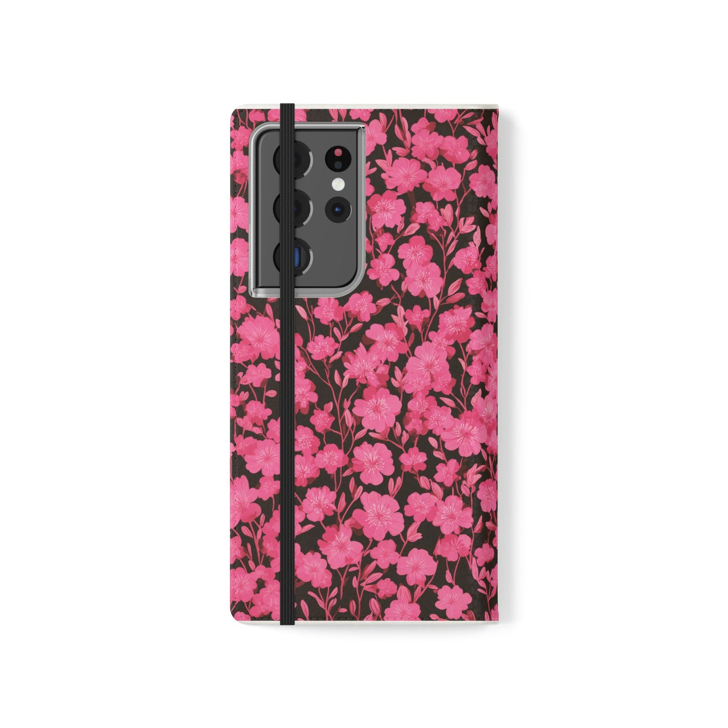 Floral Flip Cases for Phones, Cute Floral Phone Wallet, Gift for Her, Trendy Phone Accessories, Mother's Day Gift, Phone Protection