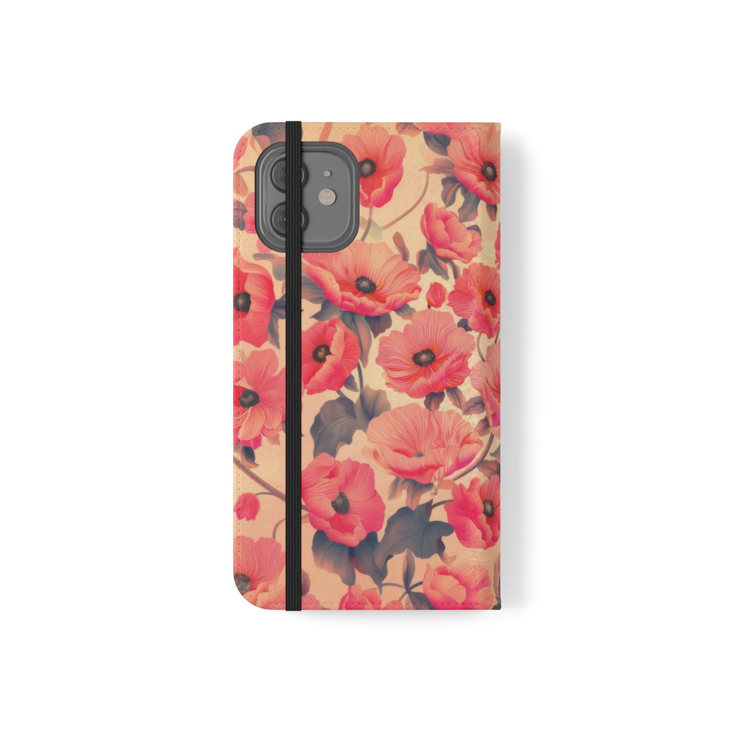 Floral Flip Phone Case - Stylish Smartphone Protector, Floral Design Case, Gift for Her, Trendy Tech Accessory, Mother's Day Gift