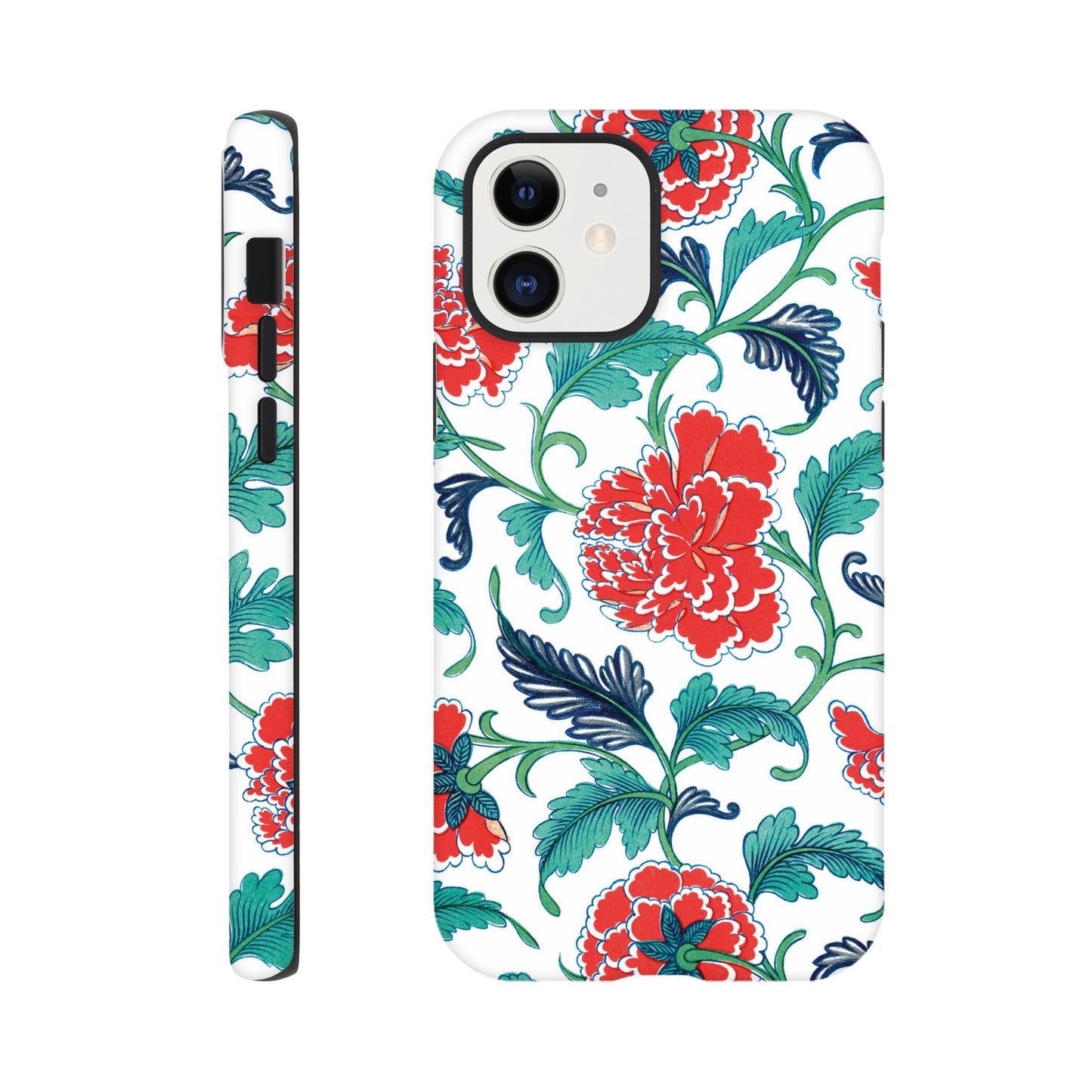 Red floral pattern II - Phone case sturdy