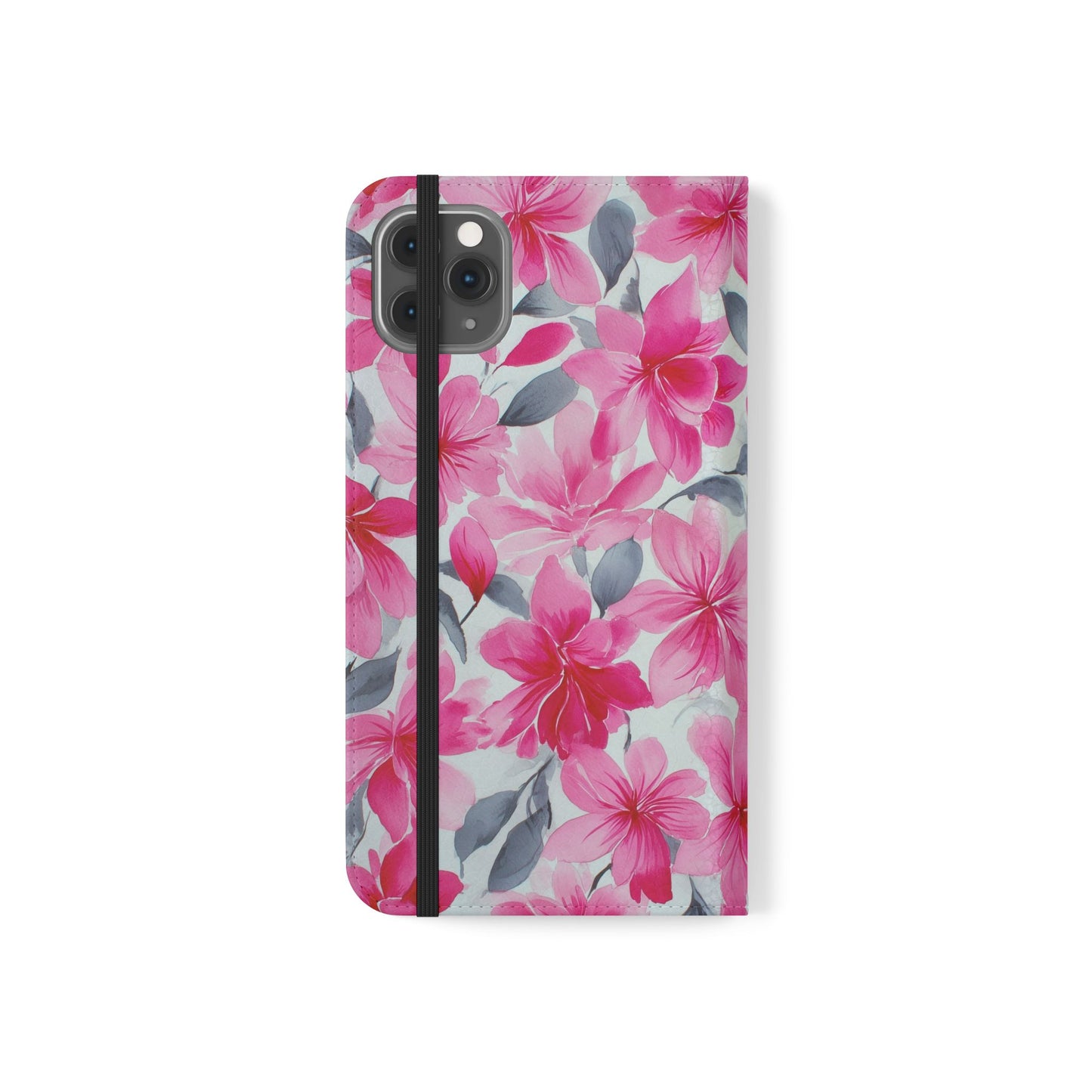 Floral Flip Phone Cases, Elegant Smartphone Covers, Spring Decor, Stylish Gift for Her, Patterned Wallet Case, Trendy Phone Protectors