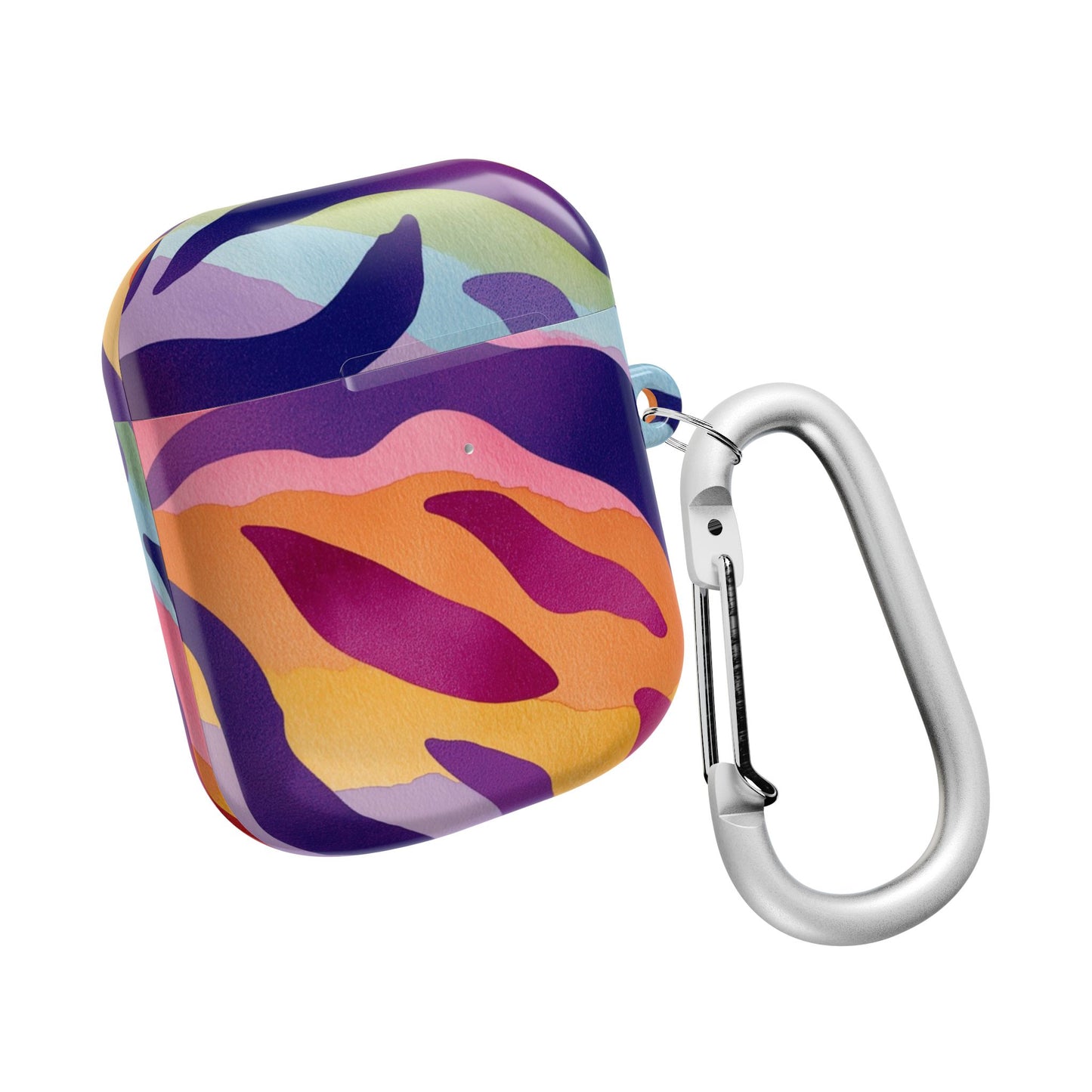 Vibrant Abstract AirPod Case, Colorful Wireless Earbud Cover, Trendy Gift for Music Lovers, Unique Tech Accessory, Perfect for Holidays