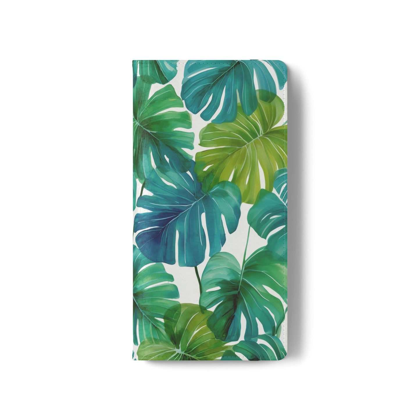 Tropical Leaf Phone Case, Flip Case for Smartphones, Modern Phone Cover, Gift for Nature Lovers, Travel Accessory, Tropical Vibes