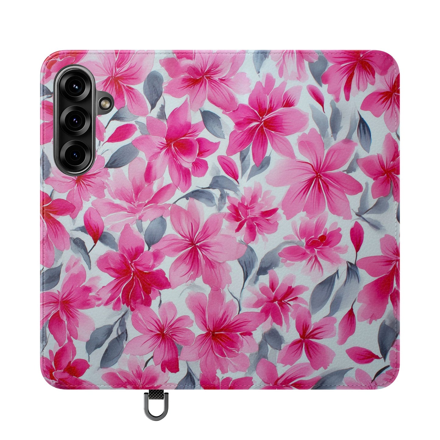 Floral Flip Phone Cases, Elegant Smartphone Covers, Spring Decor, Stylish Gift for Her, Patterned Wallet Case, Trendy Phone Protectors