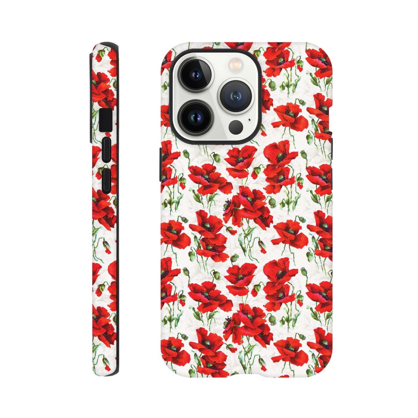 Red poppy design - Phone case sturdy