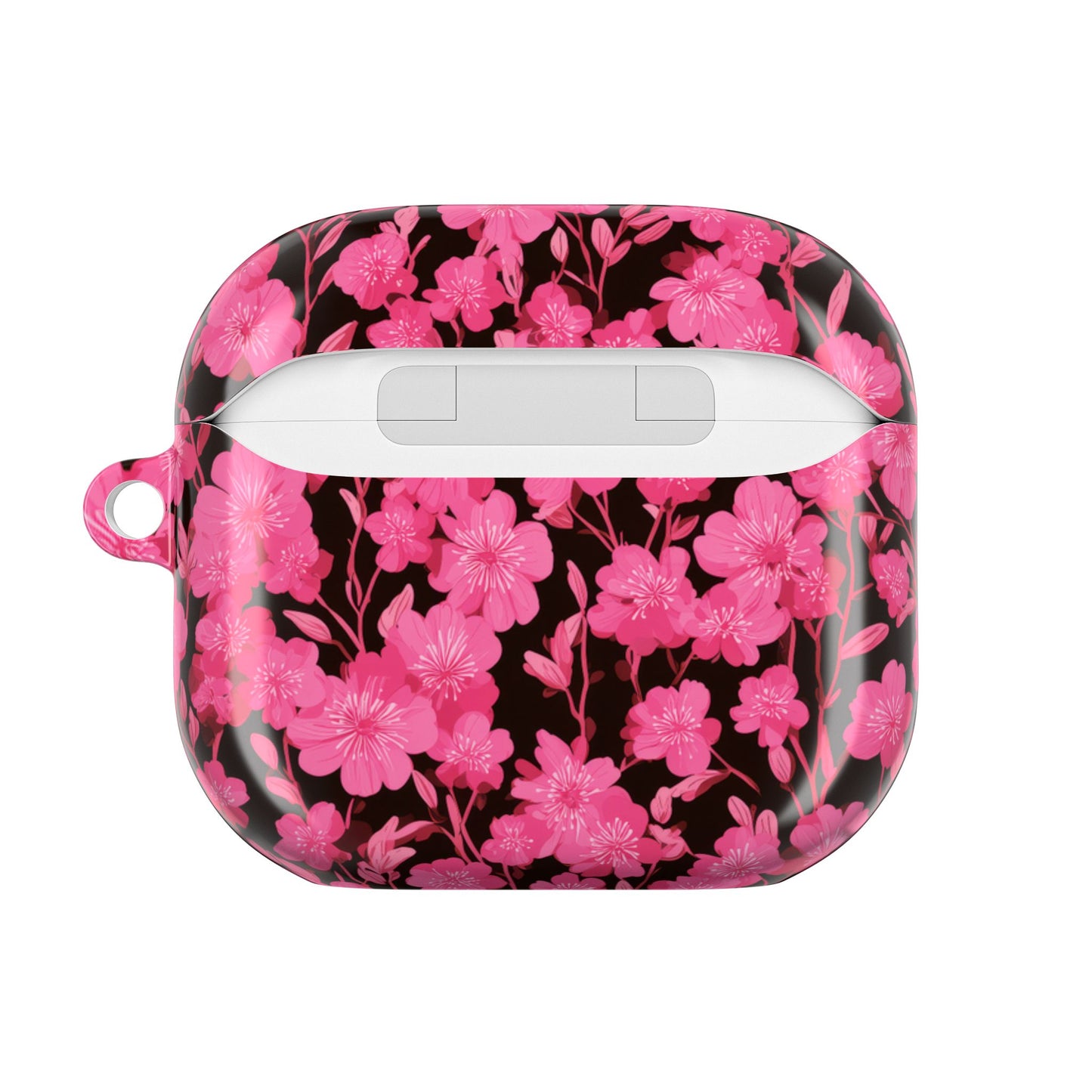 Floral AirPod Case, Cute Pink Wireless Earbud Cover, Gift for Music Lovers, Floral Tech Accessory, Stylish Earbud Holder