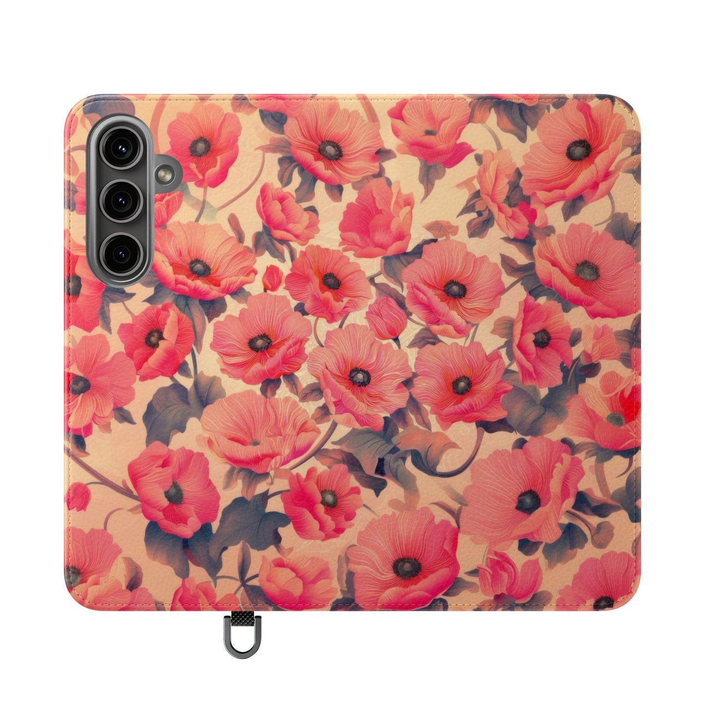 Floral Flip Phone Case - Stylish Smartphone Protector, Floral Design Case, Gift for Her, Trendy Tech Accessory, Mother's Day Gift