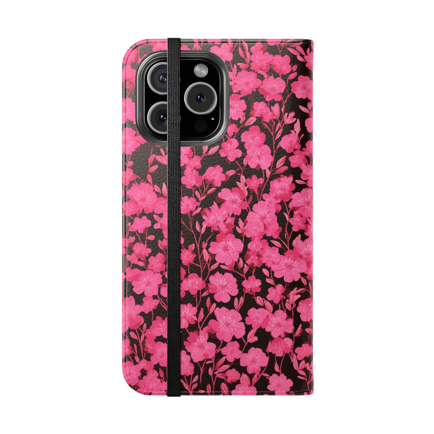 Floral Flip Cases for Phones, Cute Floral Phone Wallet, Gift for Her, Trendy Phone Accessories, Mother's Day Gift, Phone Protection