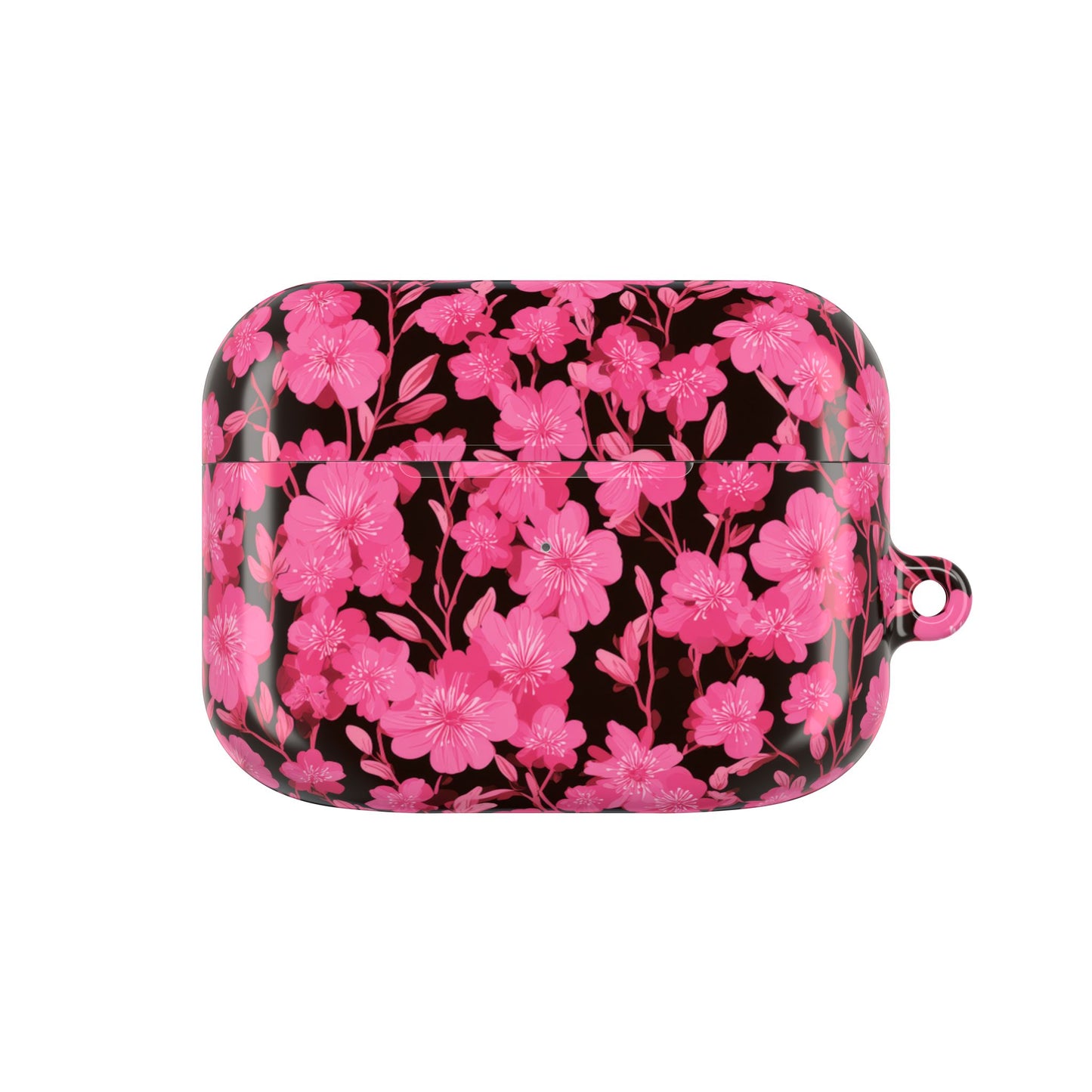 Floral AirPod Case, Cute Pink Wireless Earbud Cover, Gift for Music Lovers, Floral Tech Accessory, Stylish Earbud Holder