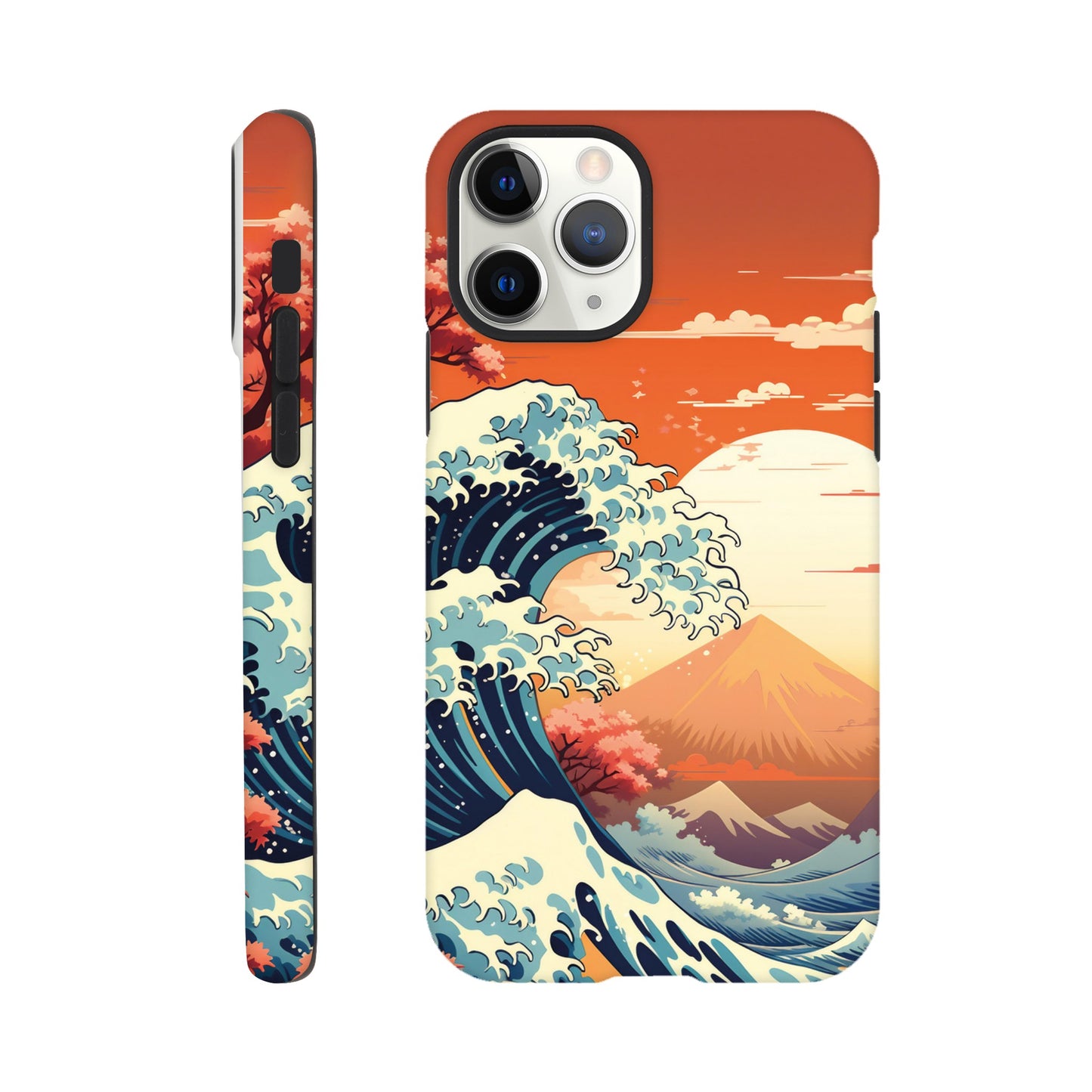 Great wave art deco style - Phone Case sturdy