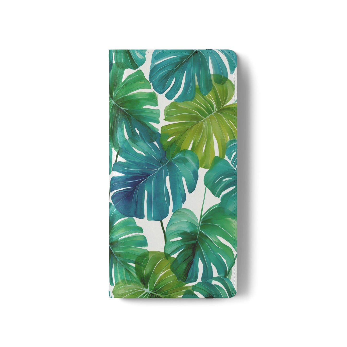 Tropical Leaf Phone Case, Flip Case for Smartphones, Modern Phone Cover, Gift for Nature Lovers, Travel Accessory, Tropical Vibes
