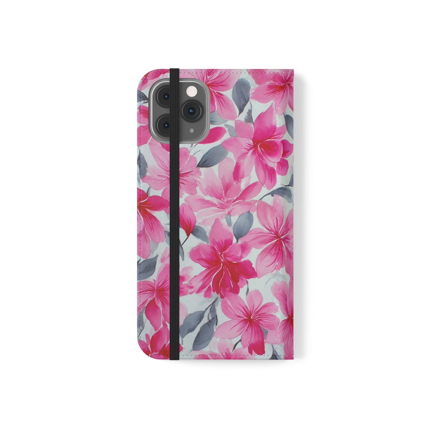 Floral Flip Phone Cases, Elegant Smartphone Covers, Spring Decor, Stylish Gift for Her, Patterned Wallet Case, Trendy Phone Protectors