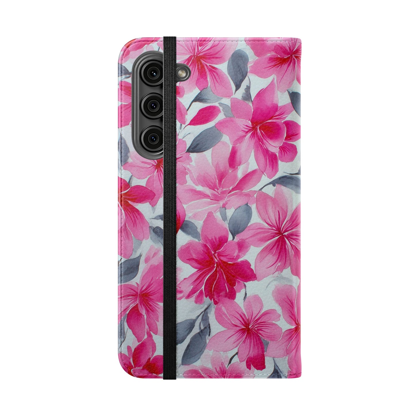 Floral Flip Phone Cases, Elegant Smartphone Covers, Spring Decor, Stylish Gift for Her, Patterned Wallet Case, Trendy Phone Protectors