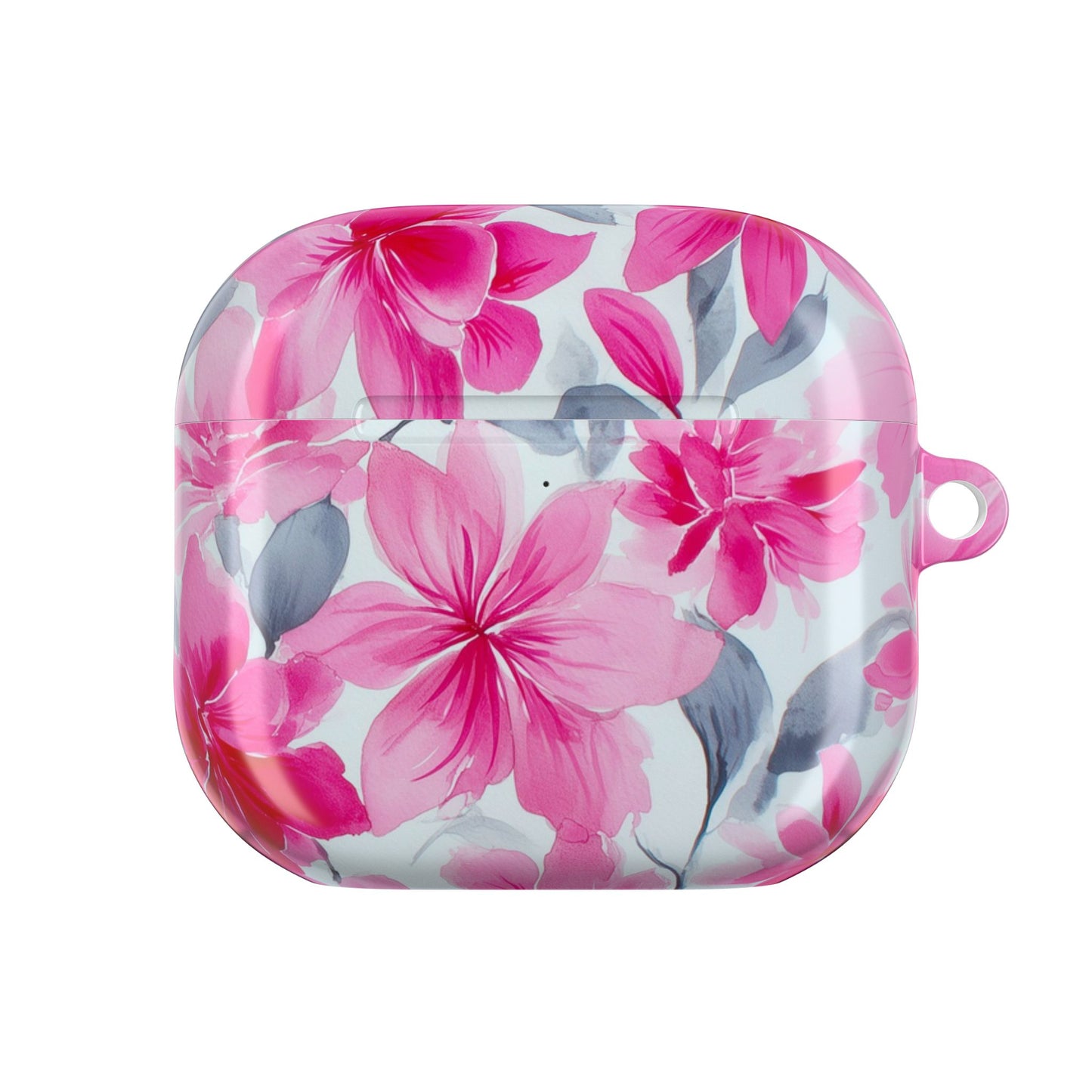 Floral AirPod Cases, Pink Flower Earbud Cover, Cute Tech Accessory, Gift for Her, Spring Vibes, Trendy Earphone Case
