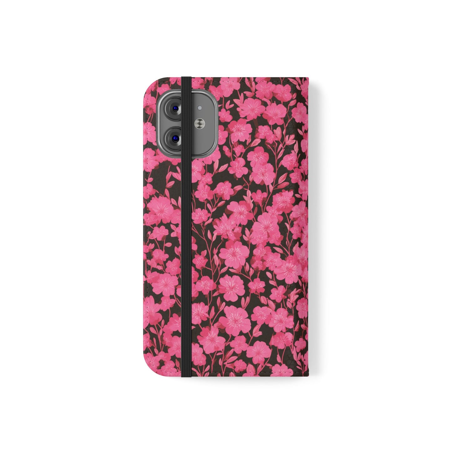 Floral Flip Cases for Phones, Cute Floral Phone Wallet, Gift for Her, Trendy Phone Accessories, Mother's Day Gift, Phone Protection