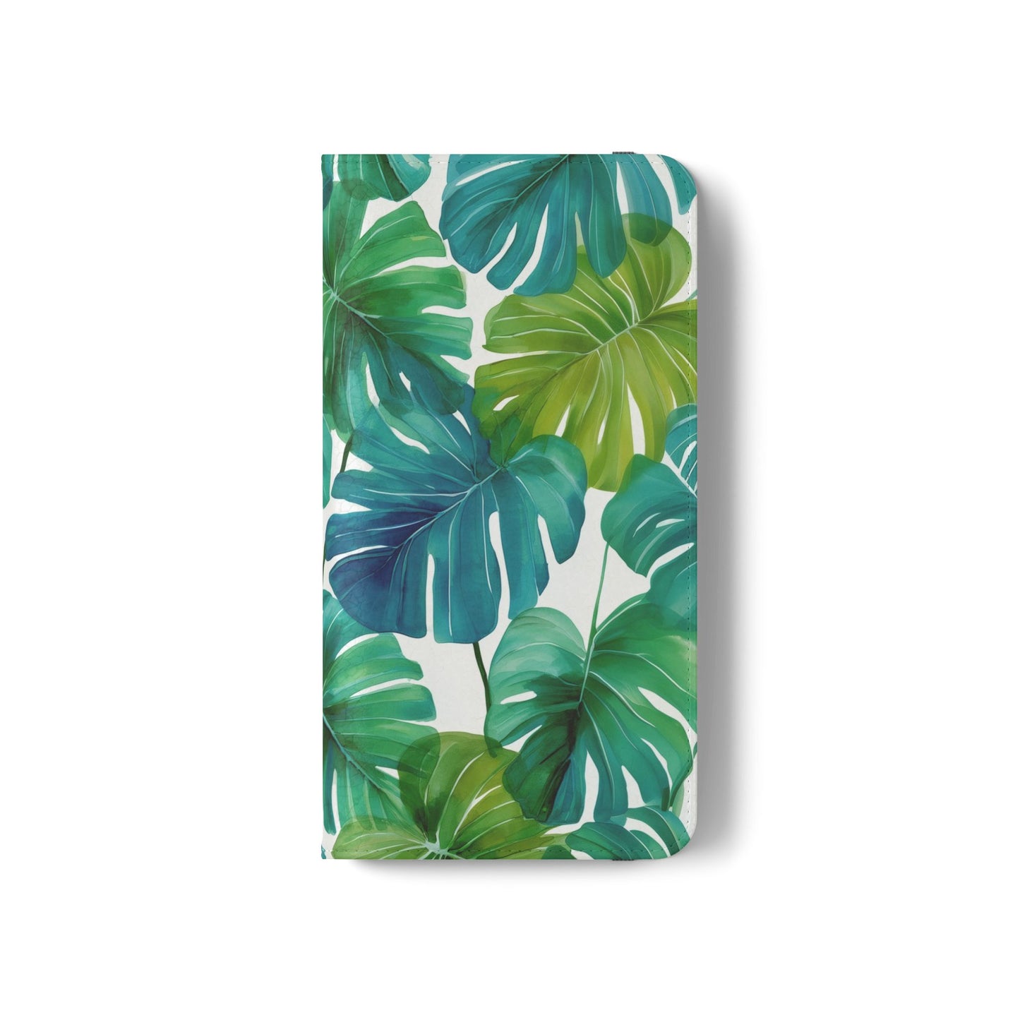 Tropical Leaf Phone Case, Flip Case for Smartphones, Modern Phone Cover, Gift for Nature Lovers, Travel Accessory, Tropical Vibes