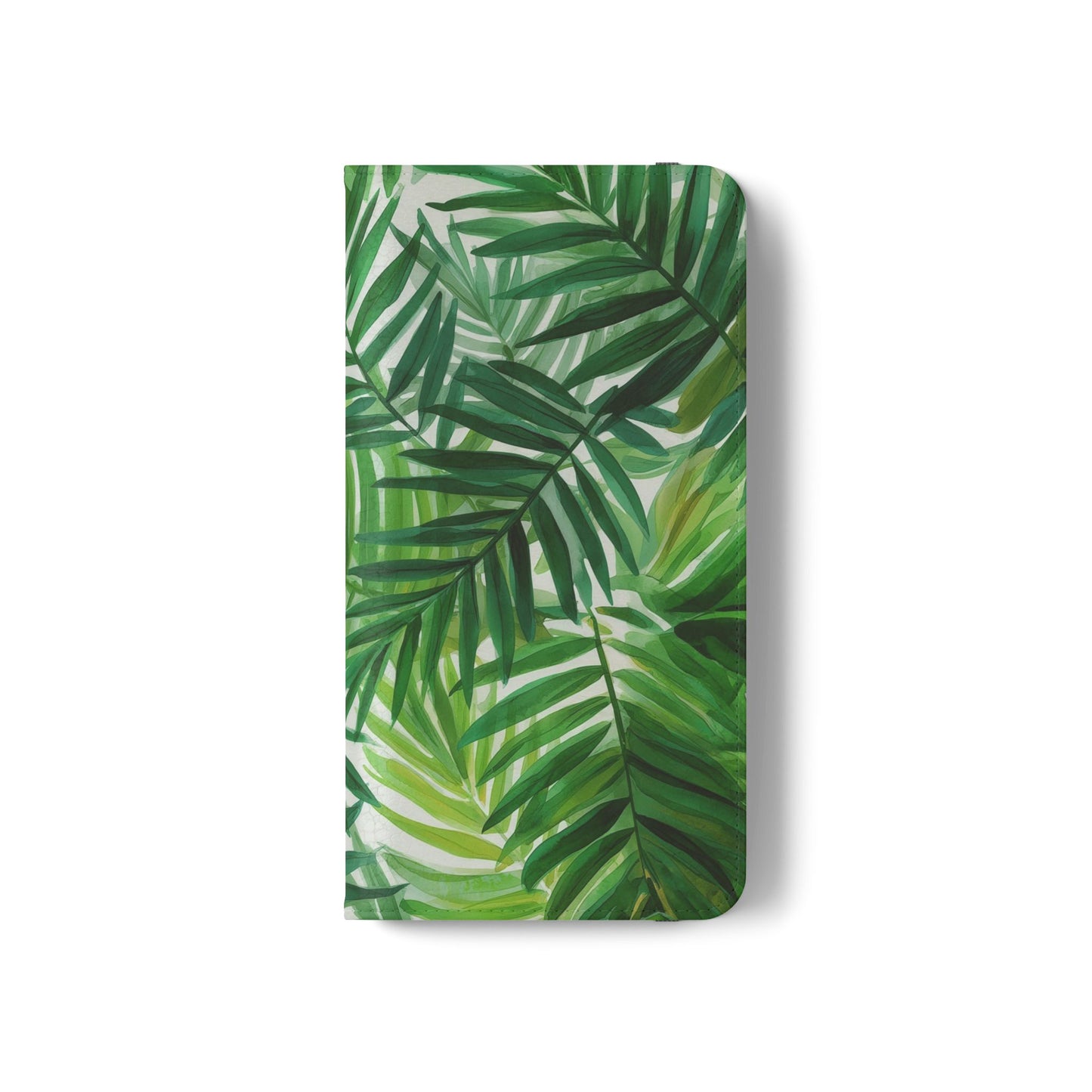 Tropical Leaf Flip Case for Phones, Eco-Friendly Phone Cover, Stylish Wallet Case, Perfect Gift for Nature Lovers, Spring/Summer Accessory
