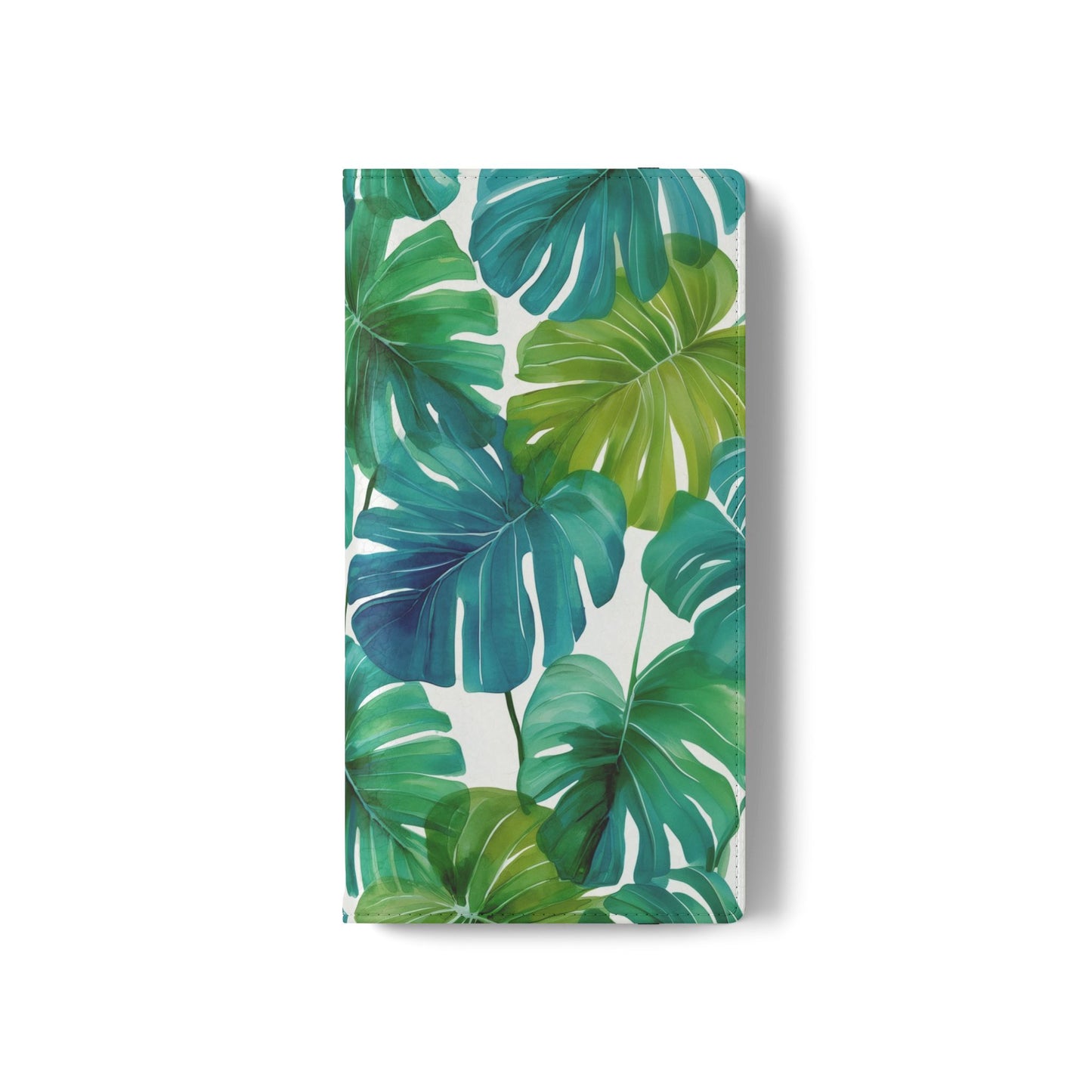 Tropical Leaf Phone Case, Flip Case for Smartphones, Modern Phone Cover, Gift for Nature Lovers, Travel Accessory, Tropical Vibes