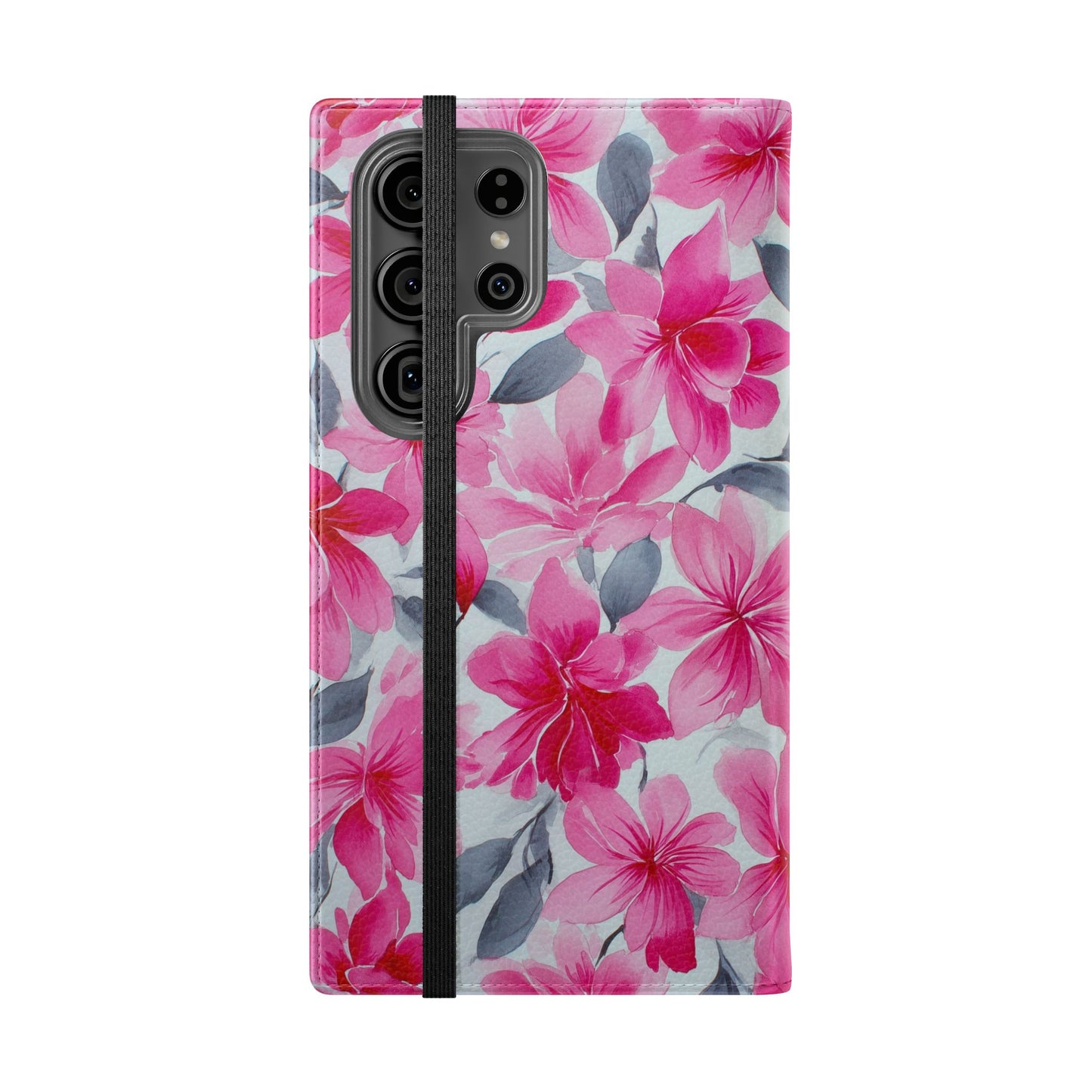 Floral Flip Phone Cases, Elegant Smartphone Covers, Spring Decor, Stylish Gift for Her, Patterned Wallet Case, Trendy Phone Protectors