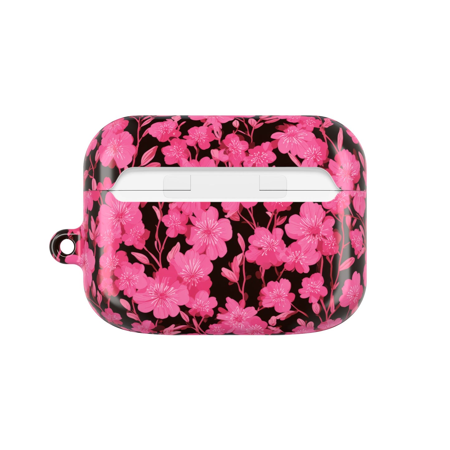 Floral AirPod Case, Cute Pink Wireless Earbud Cover, Gift for Music Lovers, Floral Tech Accessory, Stylish Earbud Holder