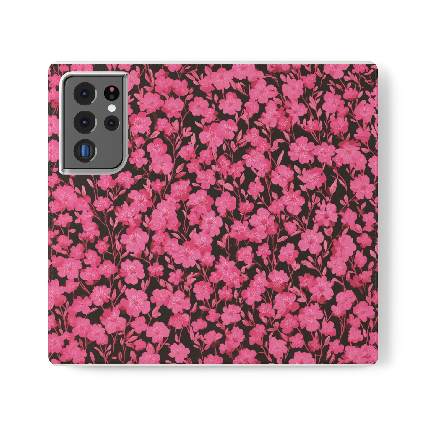 Floral Flip Cases for Phones, Cute Floral Phone Wallet, Gift for Her, Trendy Phone Accessories, Mother's Day Gift, Phone Protection
