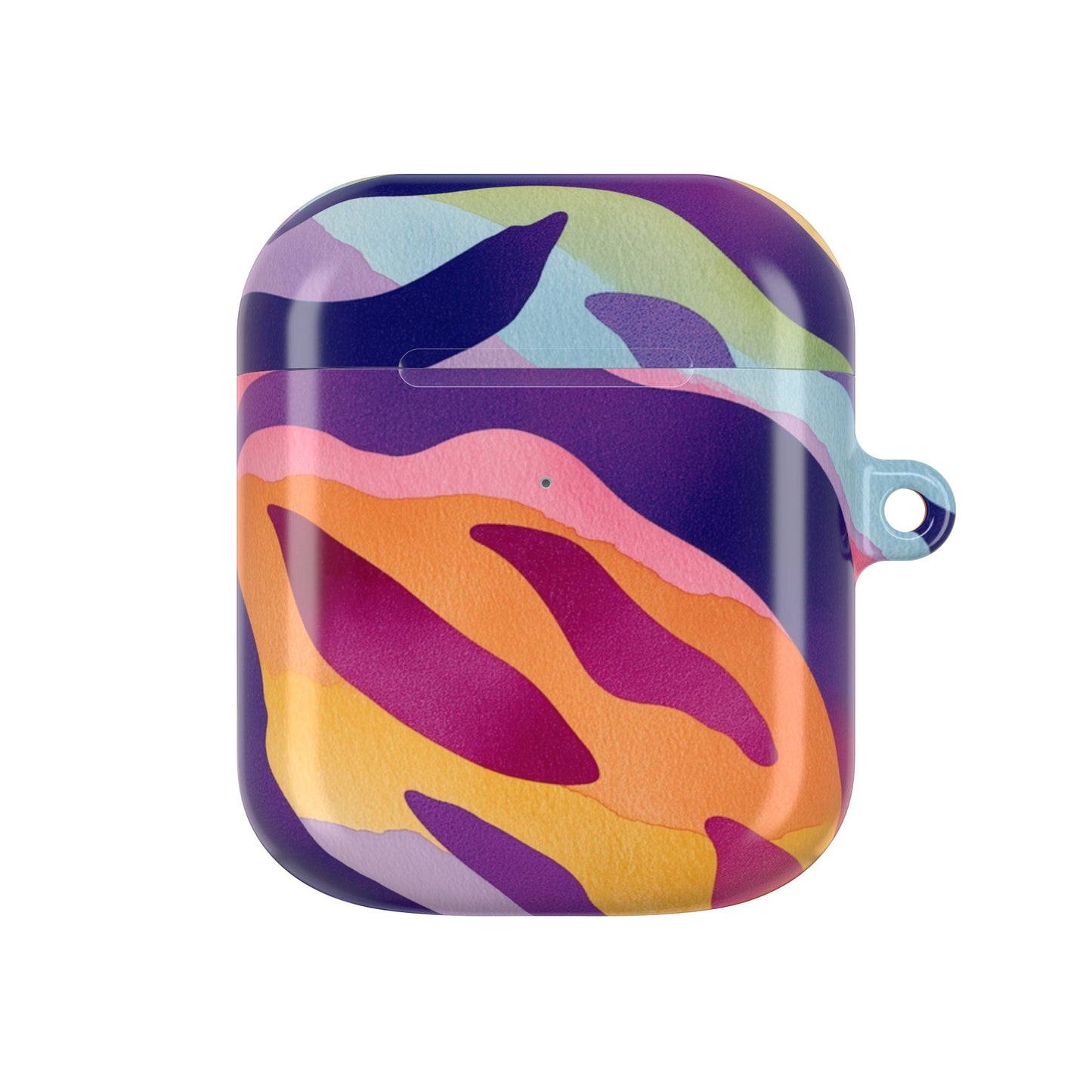 Vibrant Abstract AirPod Case, Colorful Wireless Earbud Cover, Trendy Gift for Music Lovers, Unique Tech Accessory, Perfect for Holidays