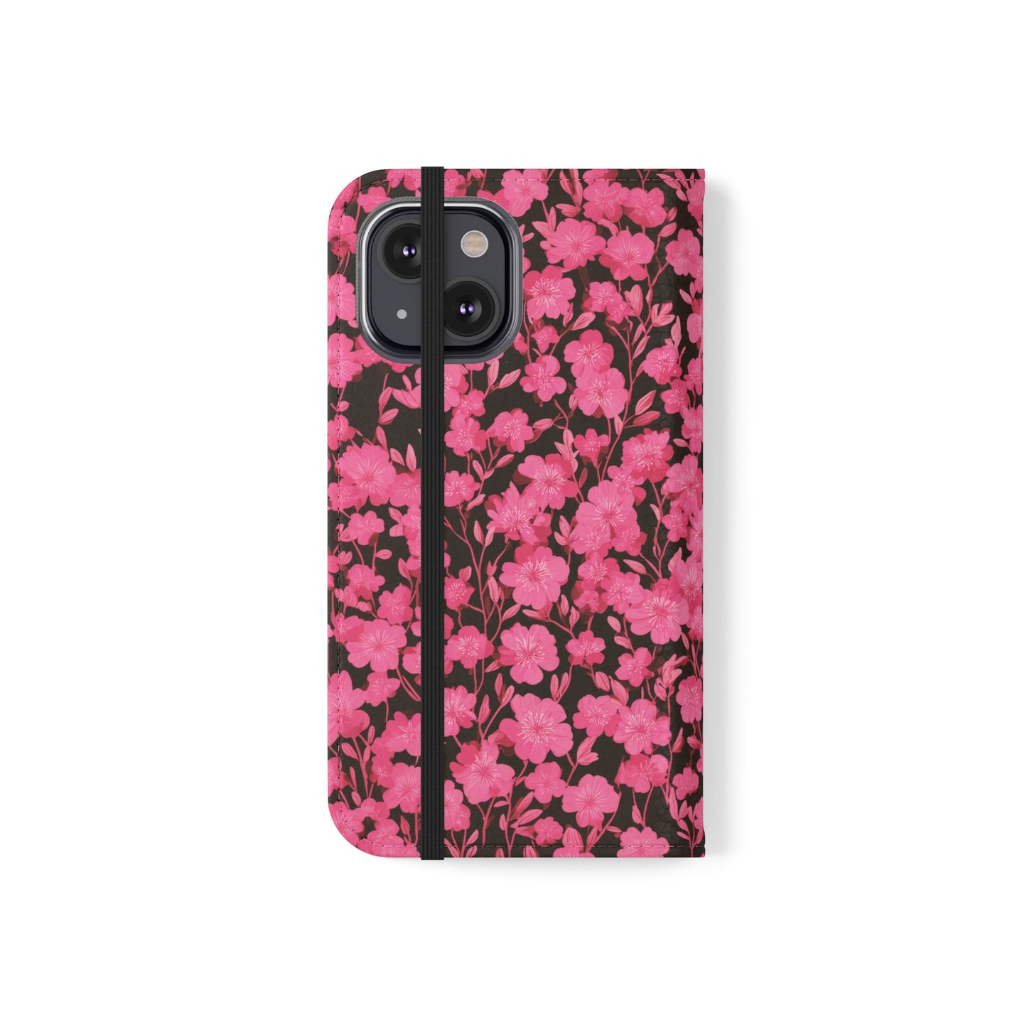 Floral Flip Cases for Phones, Cute Floral Phone Wallet, Gift for Her, Trendy Phone Accessories, Mother's Day Gift, Phone Protection