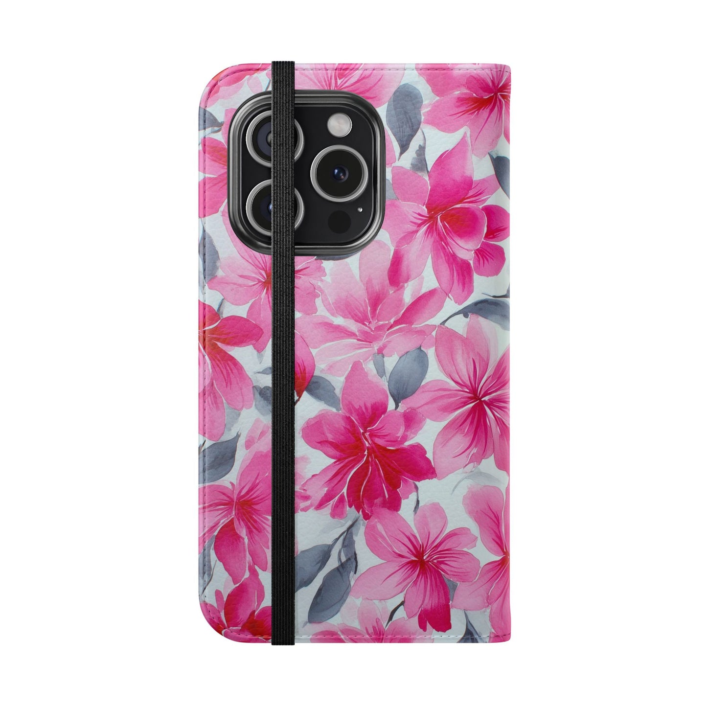 Floral Flip Phone Cases, Elegant Smartphone Covers, Spring Decor, Stylish Gift for Her, Patterned Wallet Case, Trendy Phone Protectors