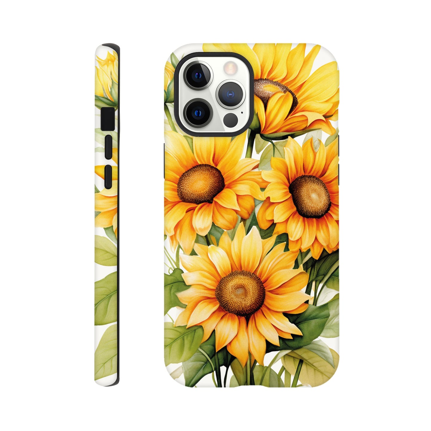 Watercolour sunflowers - Phone case sturdy