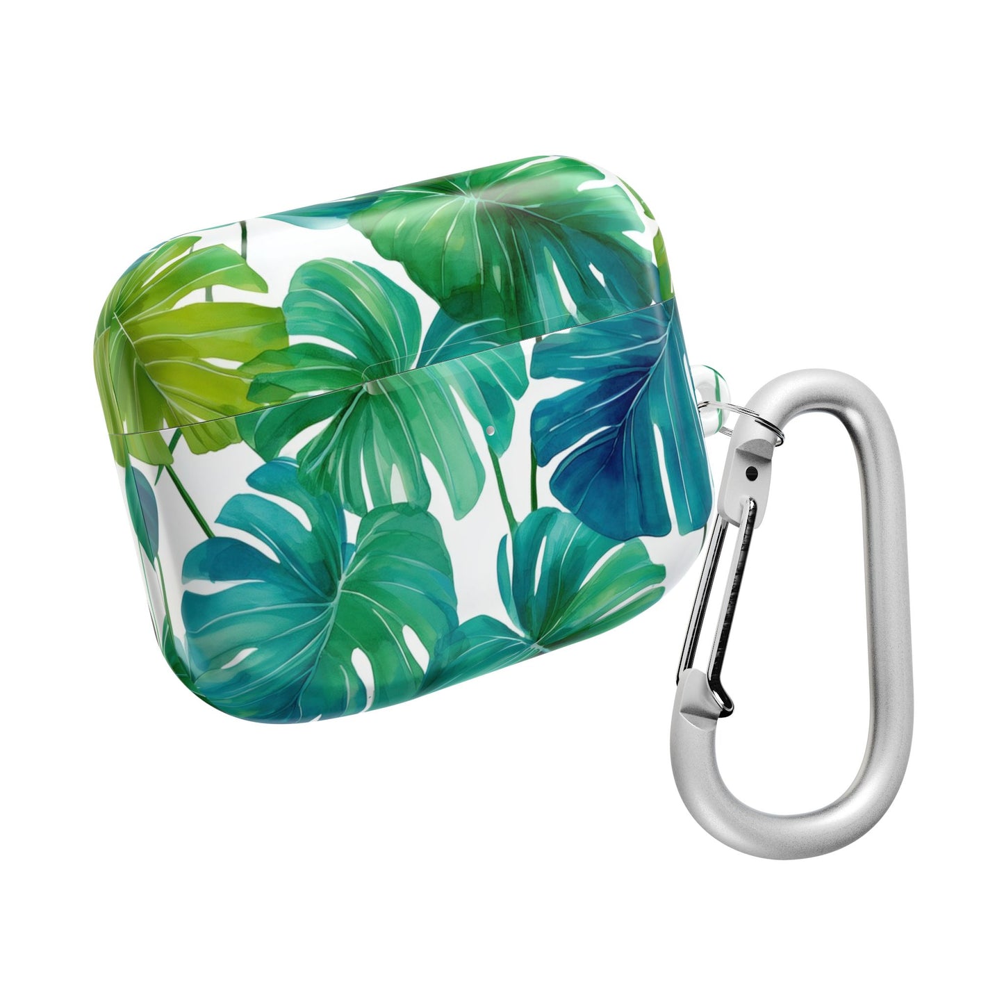 Tropical Leaf AirPod Case | Music Lover Gift, Wireless Earbud Holder, Jungle Vibe, Summer Accessory, Stylish Tech Cover