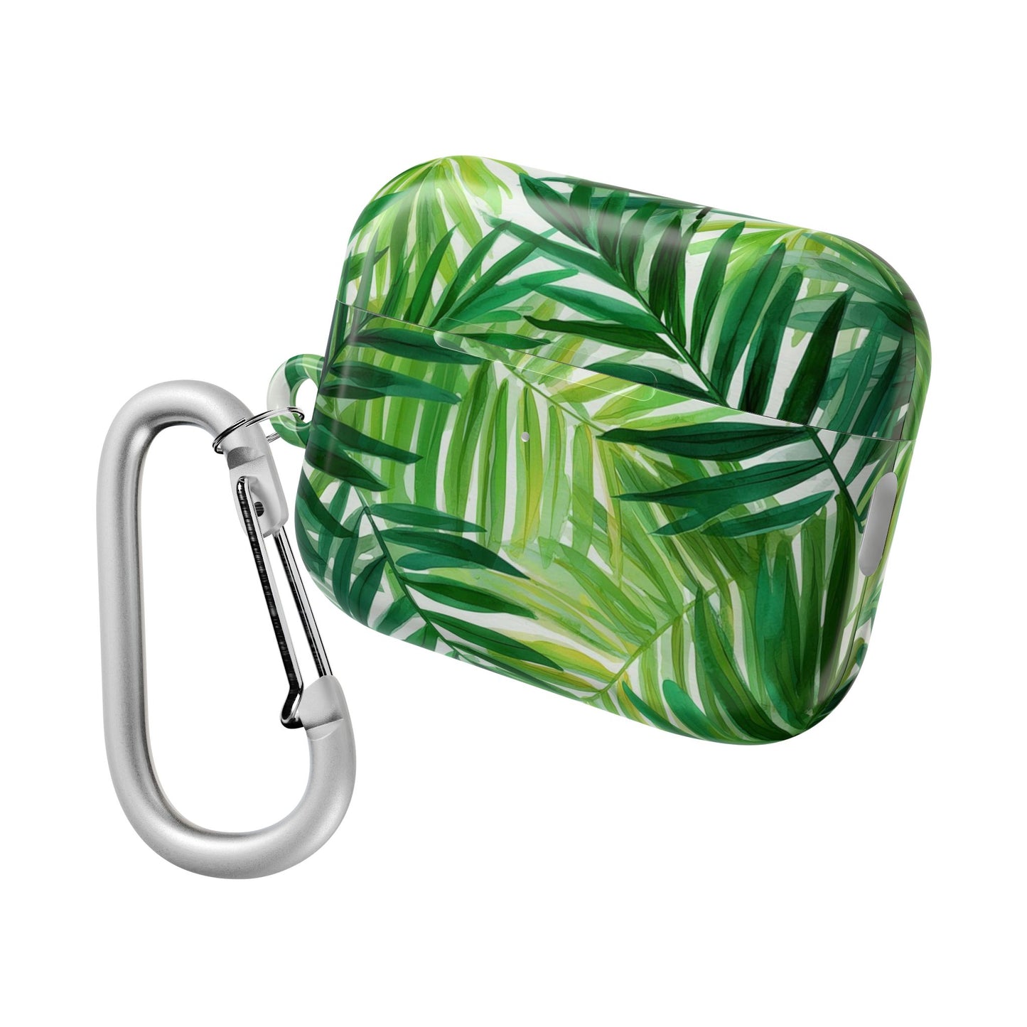 Tropical Leaf AirPod Case, Stylish AirPods Cover, Nature-Inspired Earbud Protector, Gift for Music Lovers, Greenery AirPod Accessories