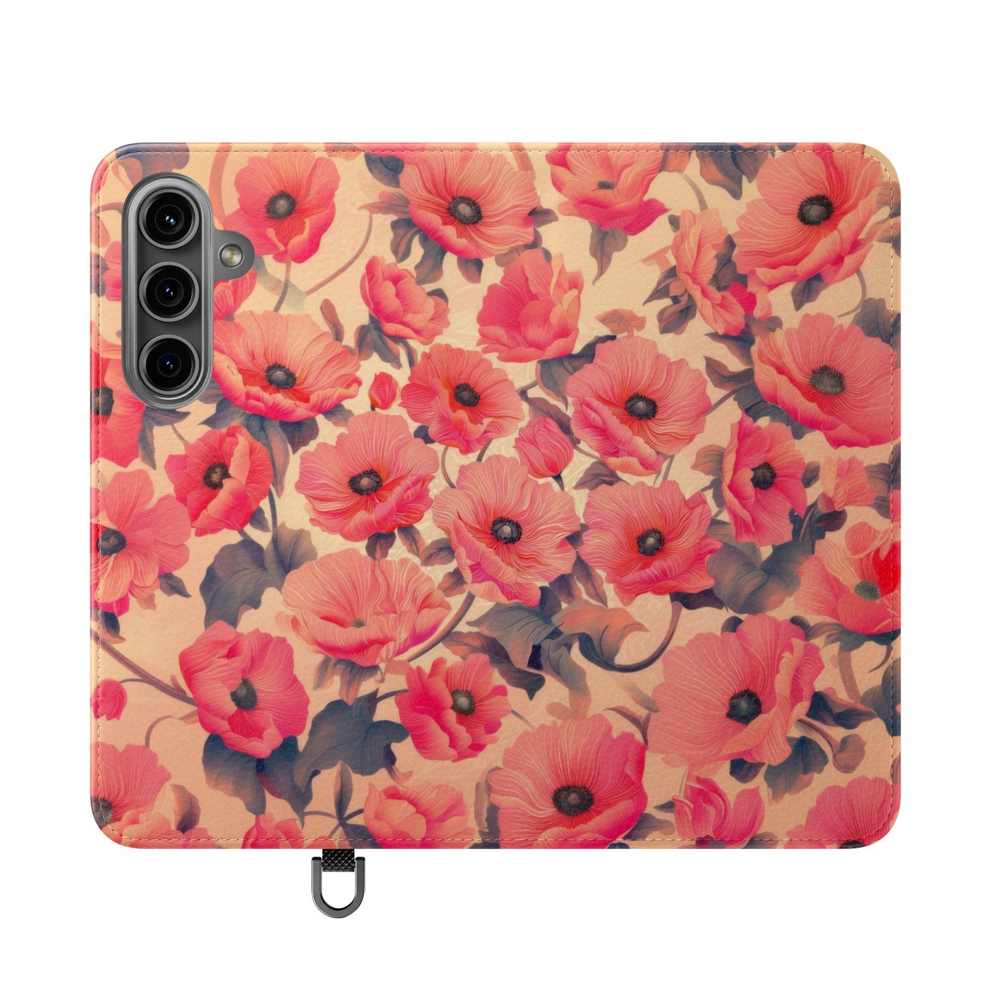 Floral Flip Phone Case - Stylish Smartphone Protector, Floral Design Case, Gift for Her, Trendy Tech Accessory, Mother's Day Gift