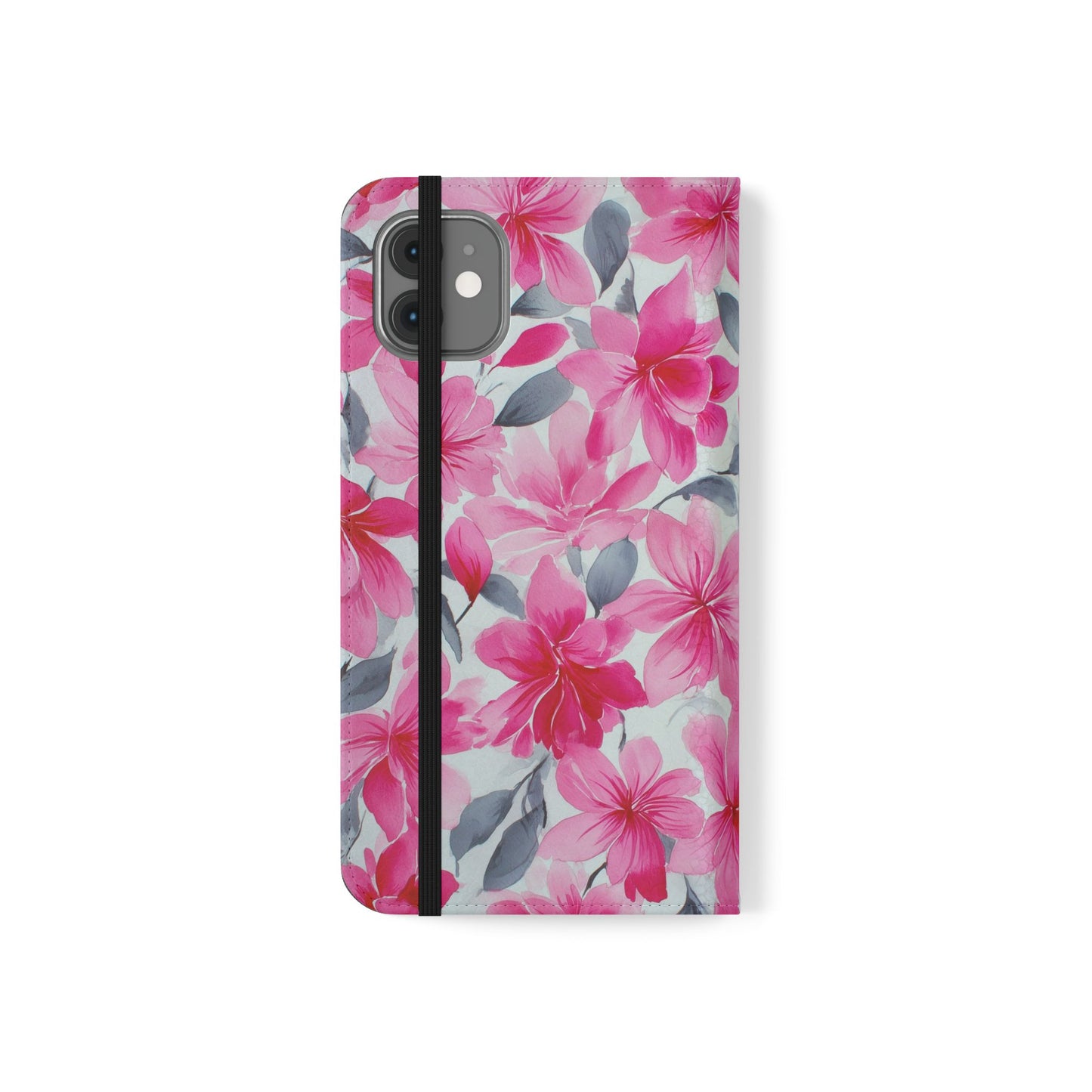 Floral Flip Phone Cases, Elegant Smartphone Covers, Spring Decor, Stylish Gift for Her, Patterned Wallet Case, Trendy Phone Protectors