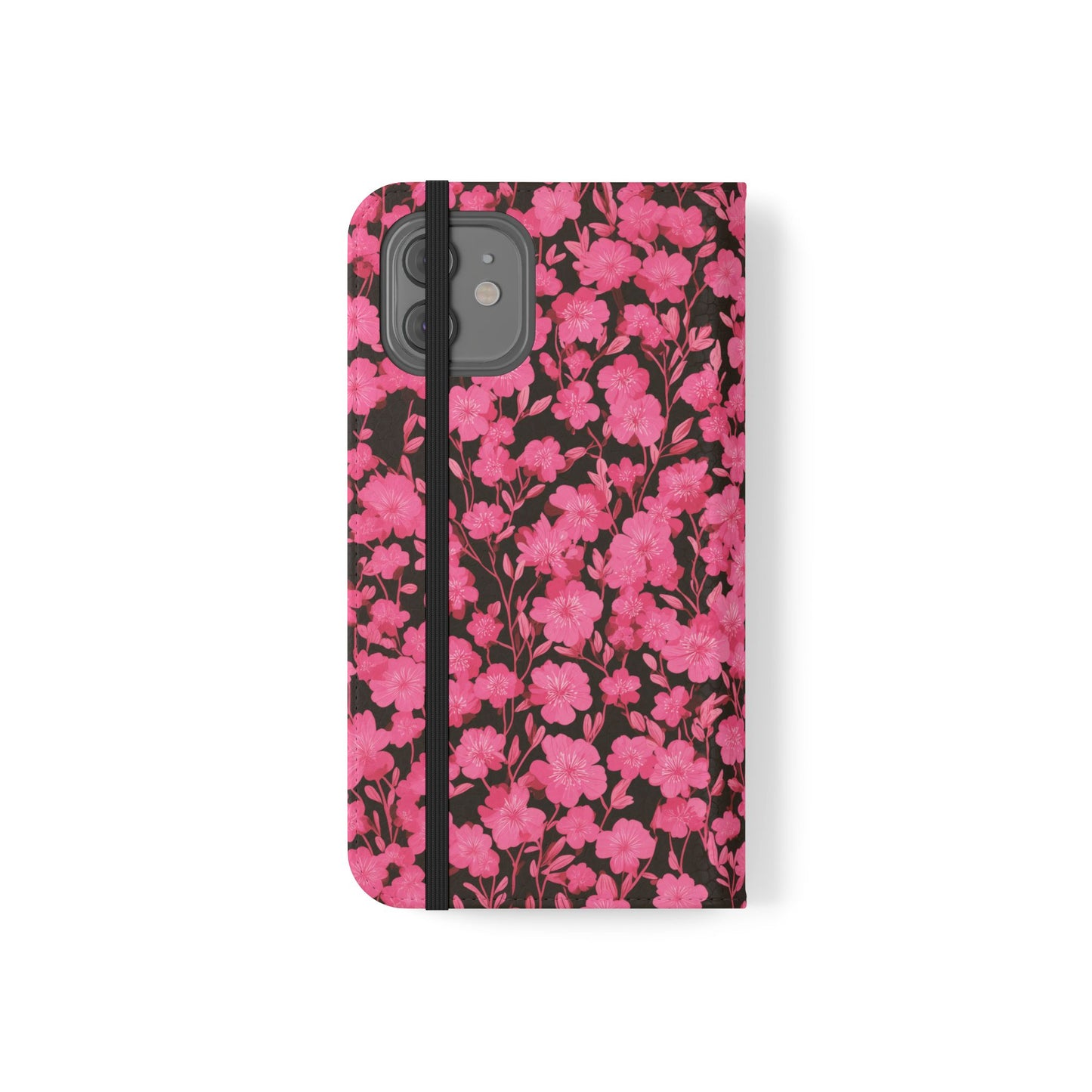 Floral Flip Cases for Phones, Cute Floral Phone Wallet, Gift for Her, Trendy Phone Accessories, Mother's Day Gift, Phone Protection