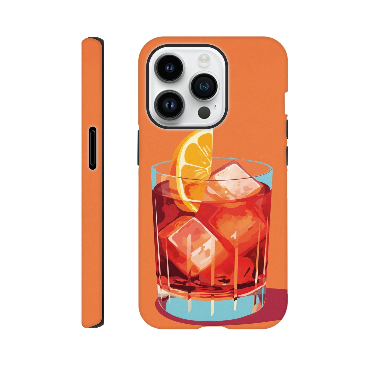Negroni (Orange) - Phone Case sturdy
