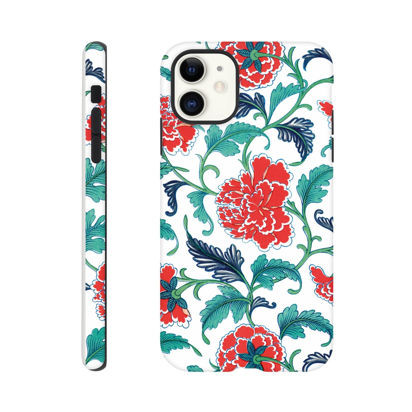 Red floral pattern II - Phone case sturdy