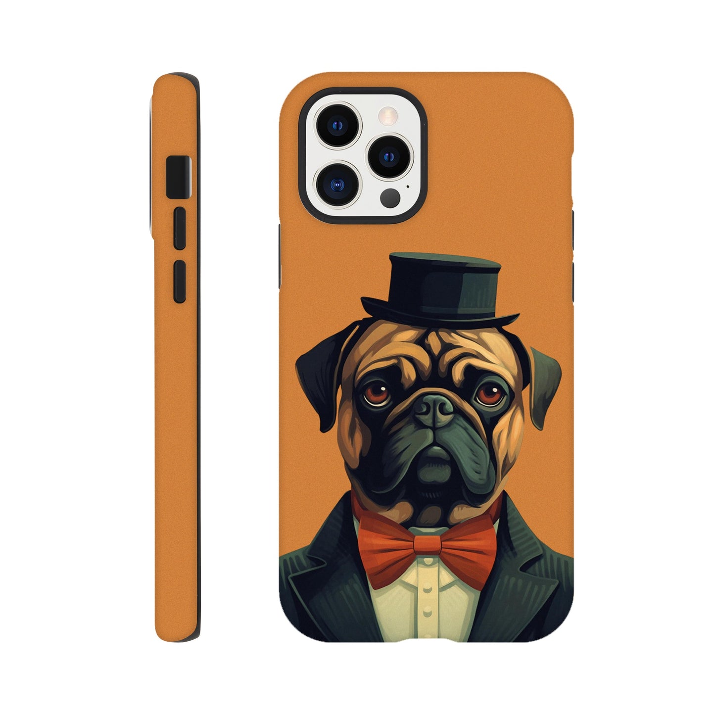 A gentleman Pug - Phone Case sturdy