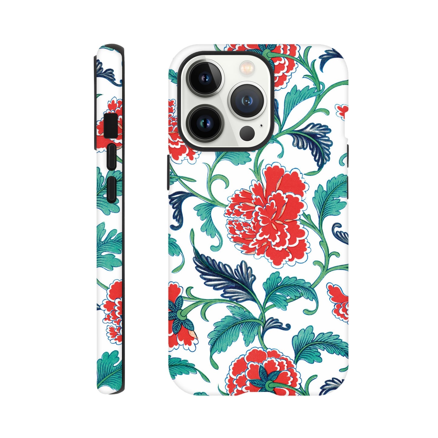 Red floral pattern II - Phone case sturdy