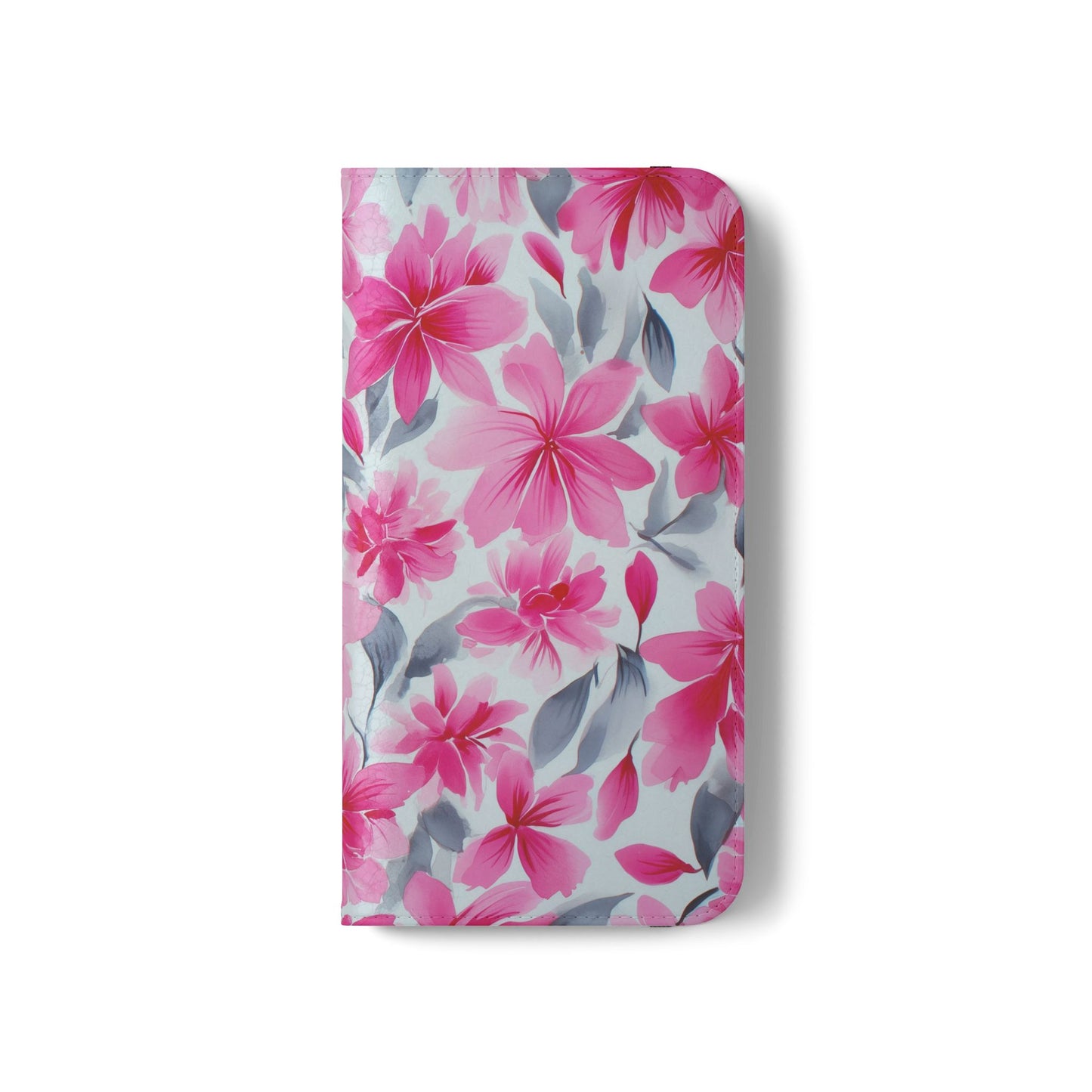 Floral Flip Phone Cases, Elegant Smartphone Covers, Spring Decor, Stylish Gift for Her, Patterned Wallet Case, Trendy Phone Protectors