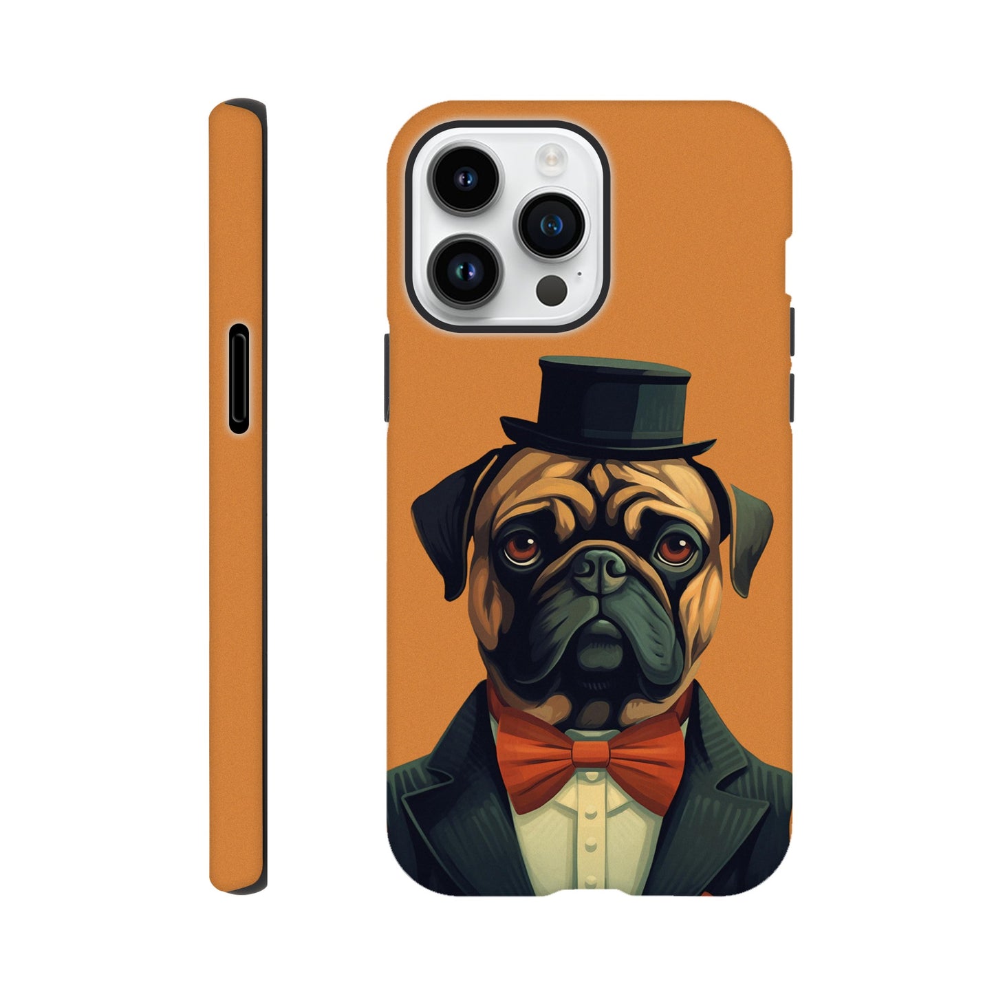 A gentleman Pug - Phone Case sturdy