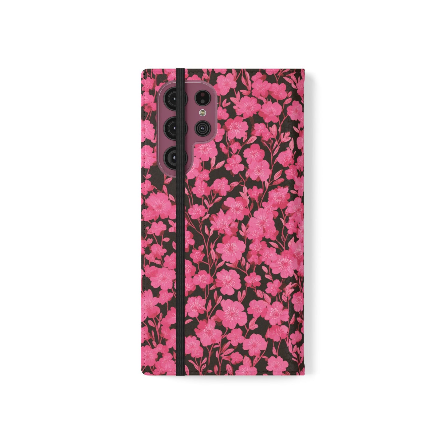 Floral Flip Cases for Phones, Cute Floral Phone Wallet, Gift for Her, Trendy Phone Accessories, Mother's Day Gift, Phone Protection