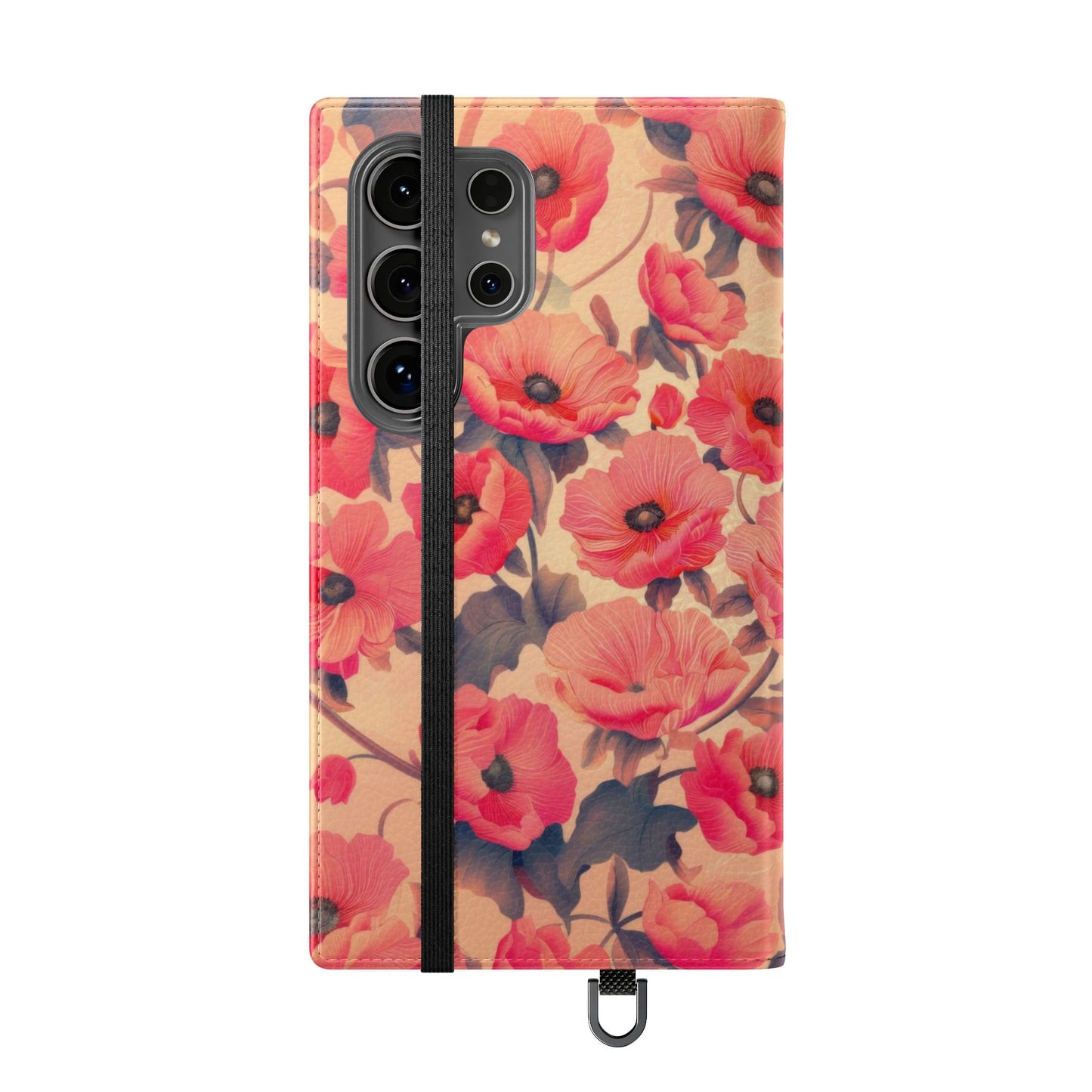 Floral Flip Phone Case - Stylish Smartphone Protector, Floral Design Case, Gift for Her, Trendy Tech Accessory, Mother's Day Gift